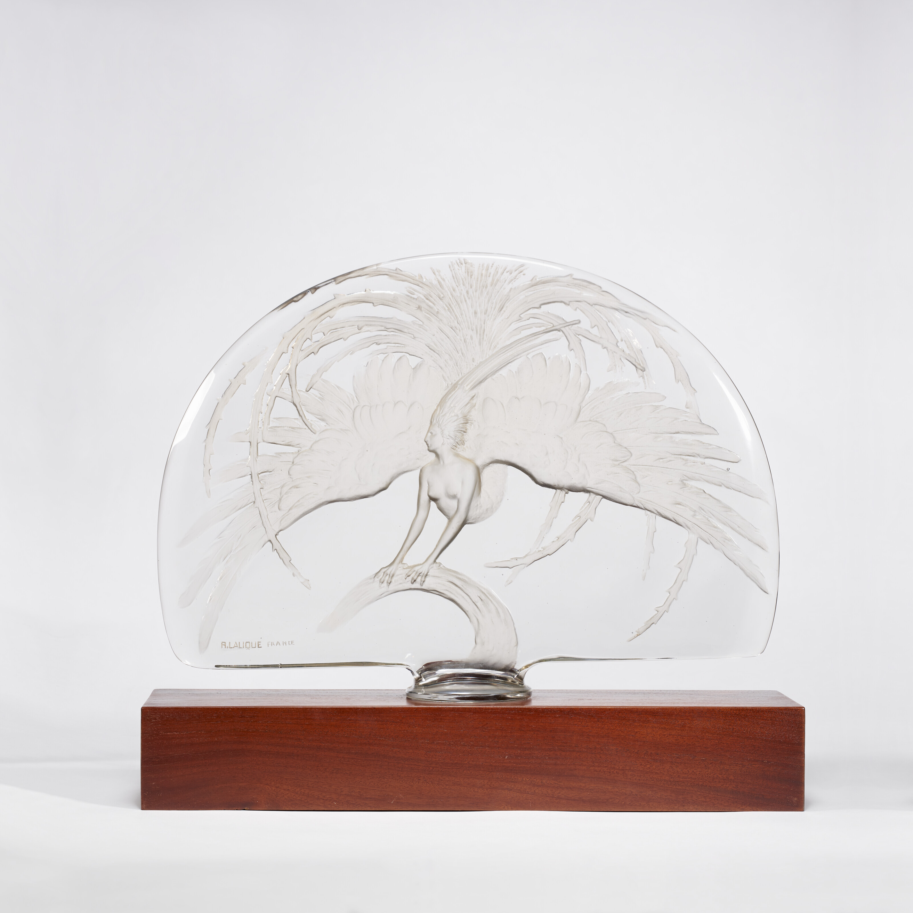 RENÉ LALIQUE (1860-1945), 'Oiseau de Feu' Centerpiece, Marcilhac
