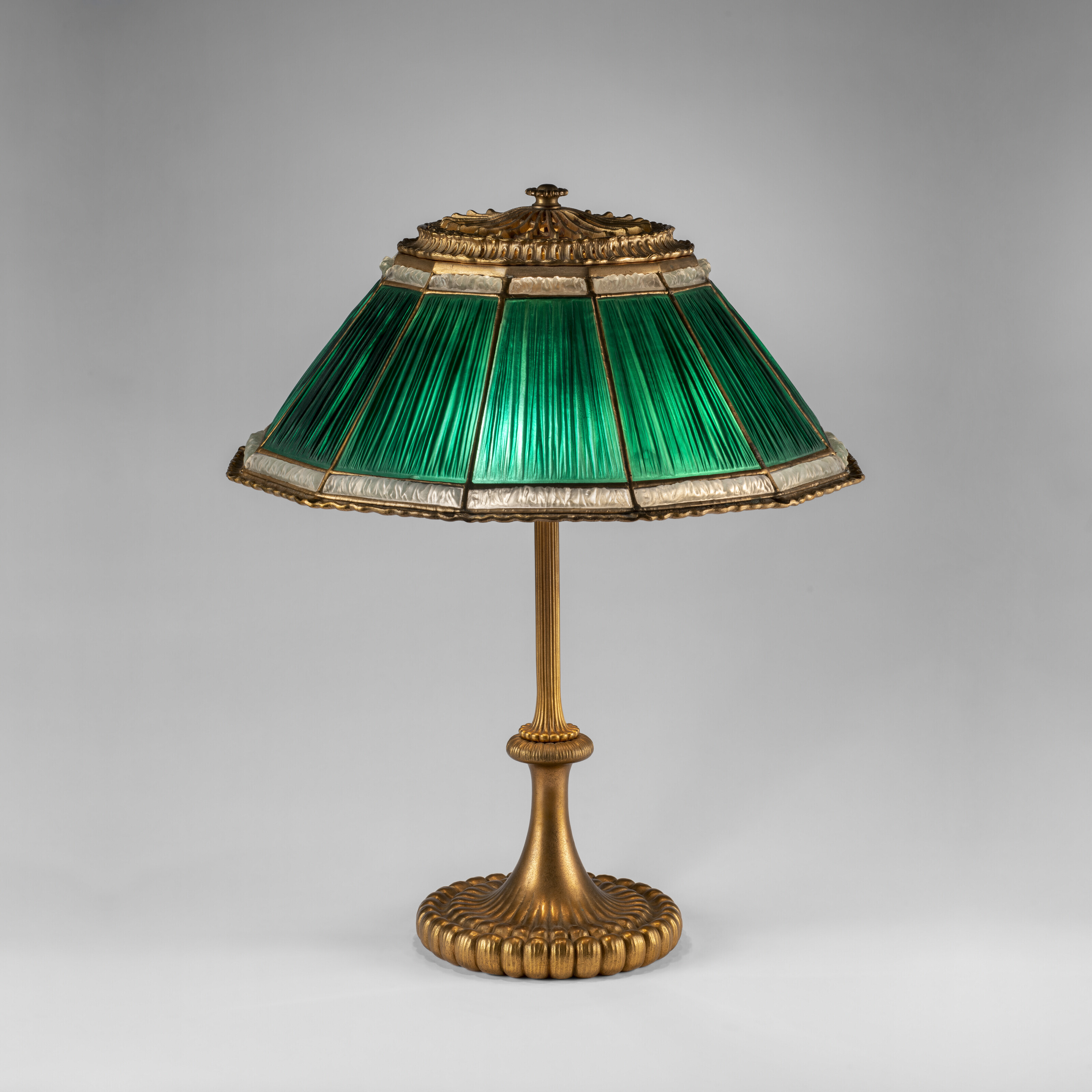 TIFFANY STUDIOS, 'Favrile Fabrique' Table Lamp, circa 1915