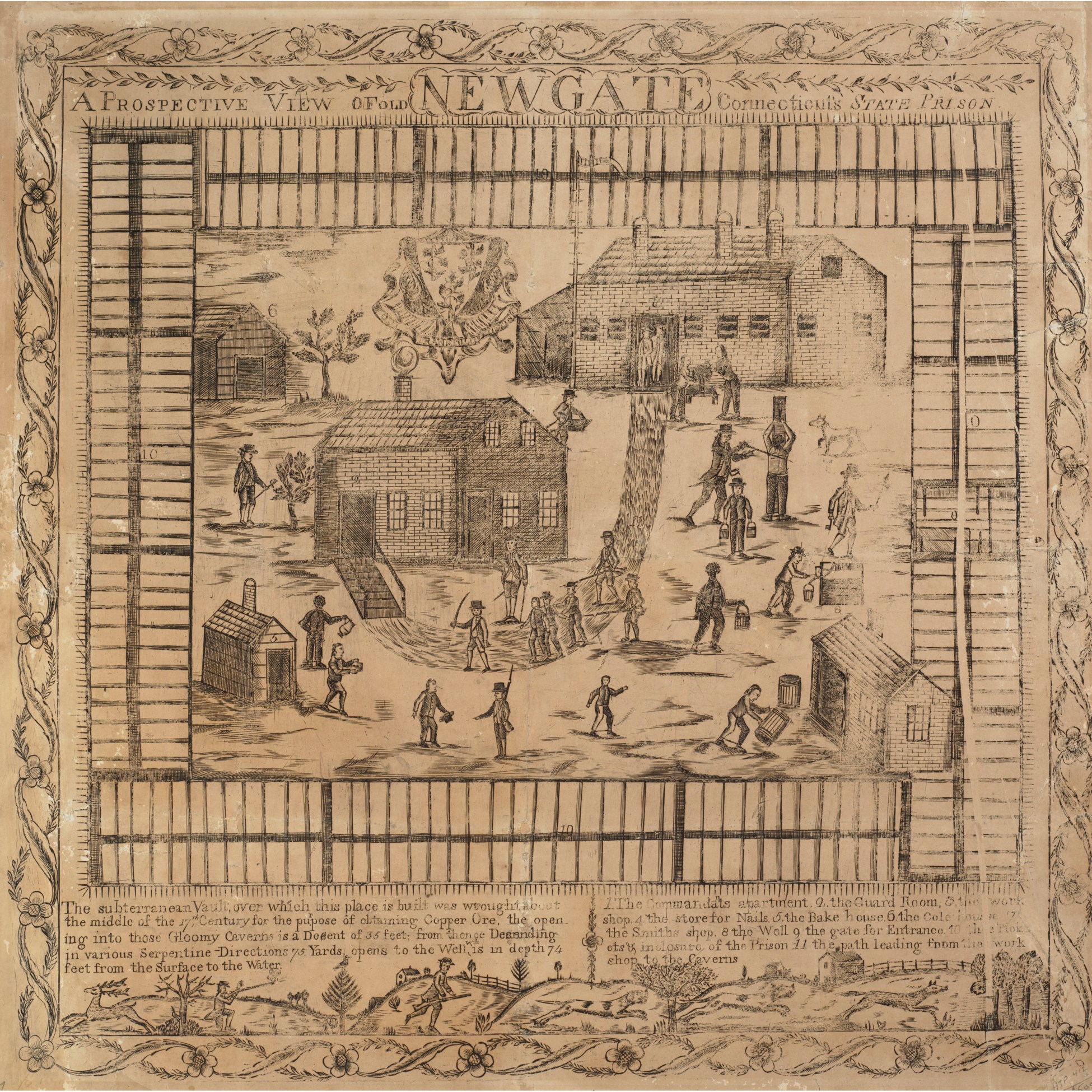 A Prospective View of Old Newgate Connecticut's State Prison, Richard