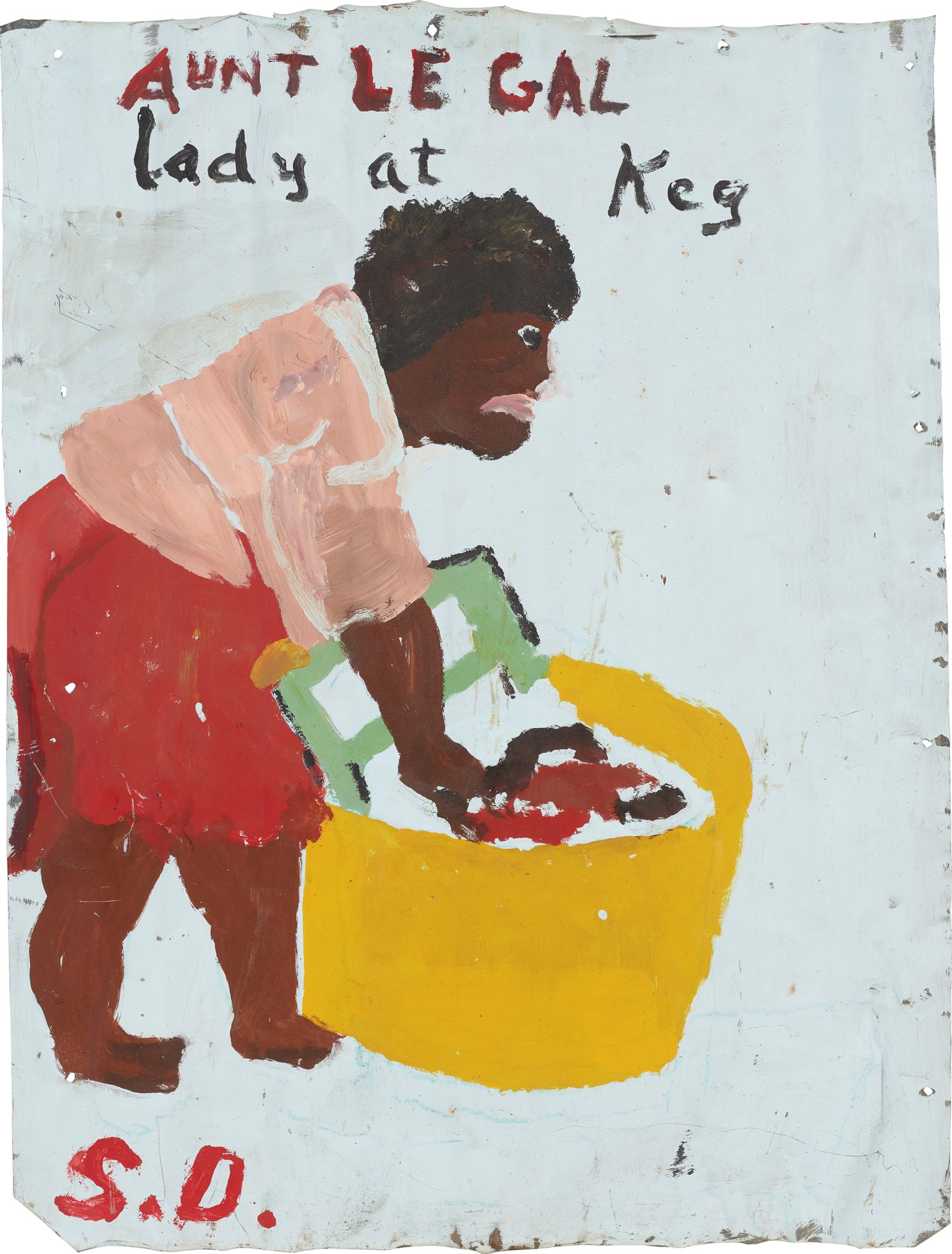 SAM DOYLE (19061985), Aunt Le Gal Lady at Keg Christie's