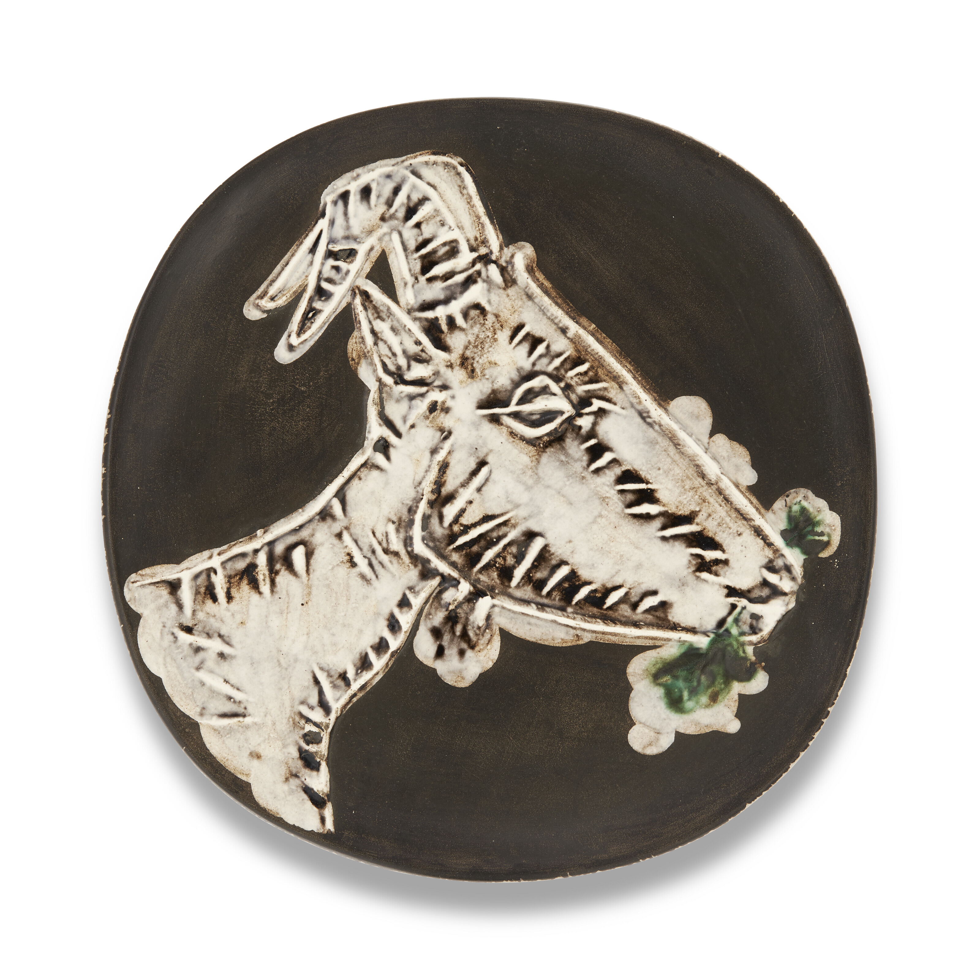 PABLO PICASSO (1881-1973), Tête de chèvre de profil (A.R. 112) | Christie's, image size:3200x3200