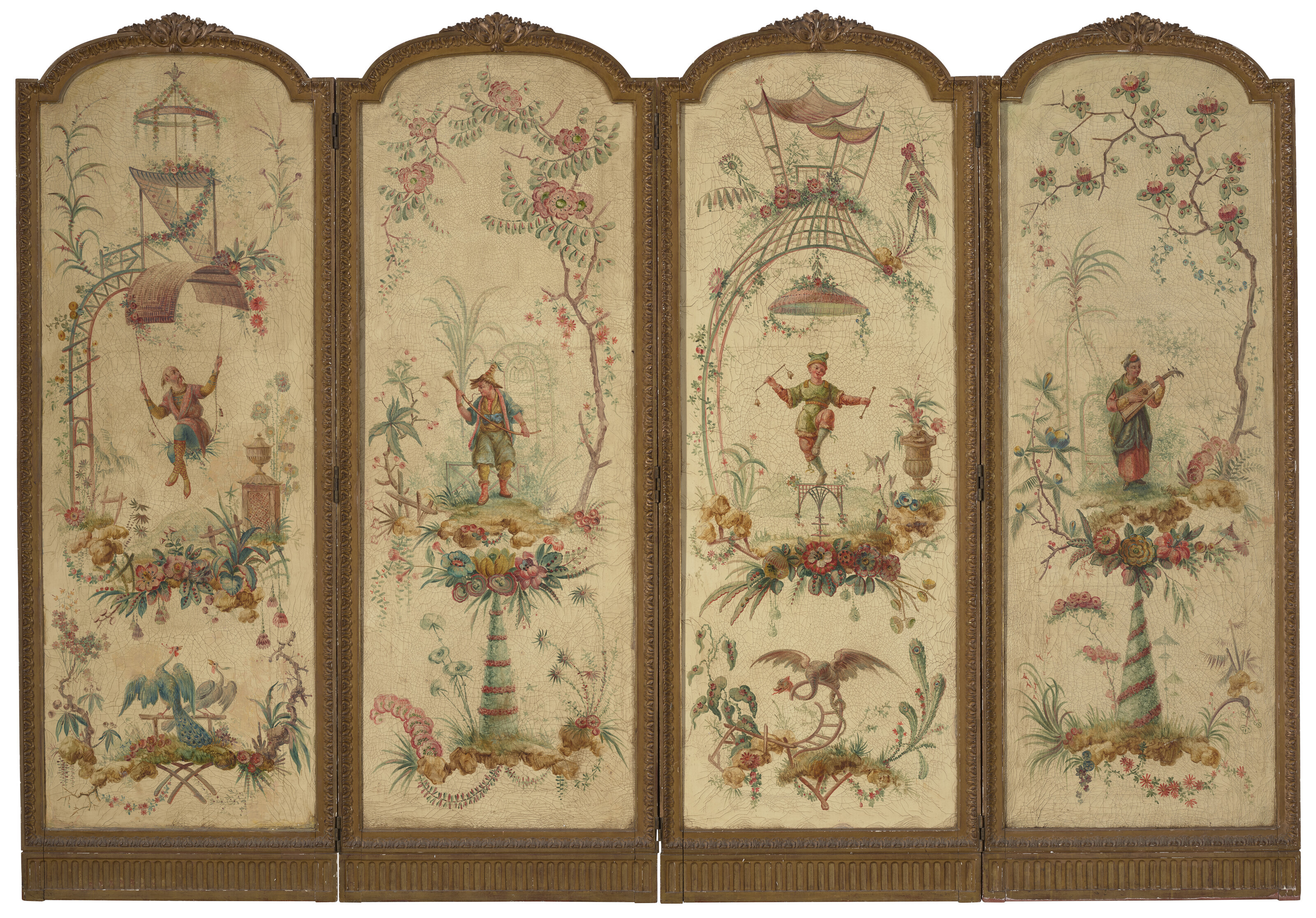 JEAN-BAPTISTE PILLEMENT (LYON 1728-1808), Four chinoiseries