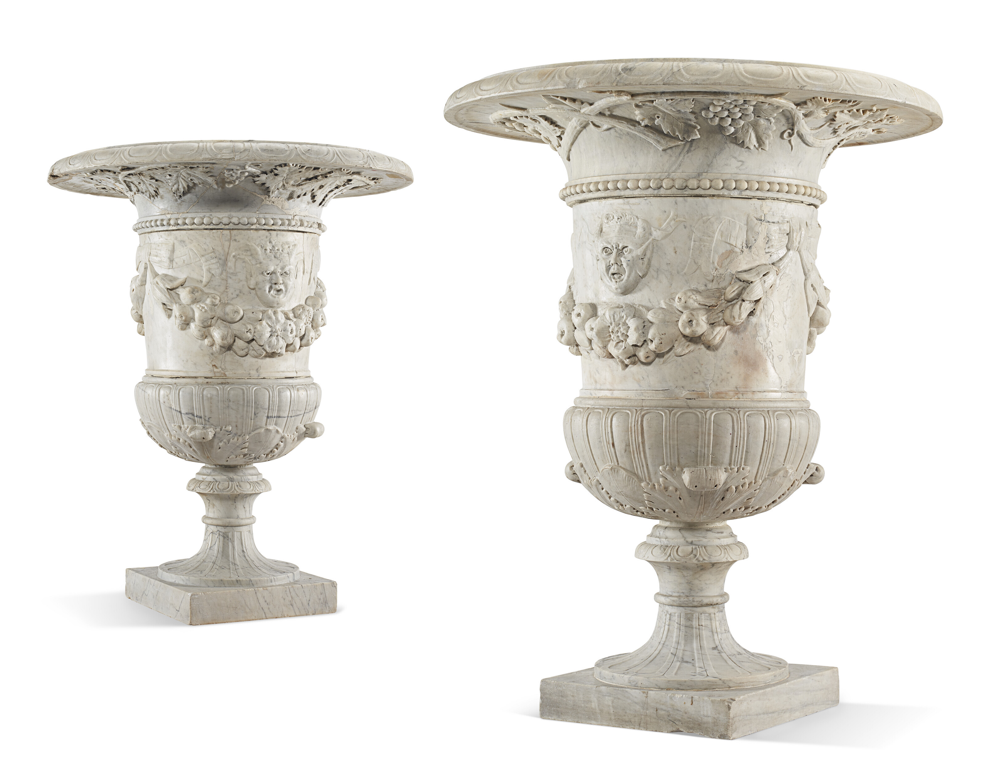 Catalog image of ITALIAN, 19TH CENTURY, PARTS POSSIBLY EARLIER, BASES LATER