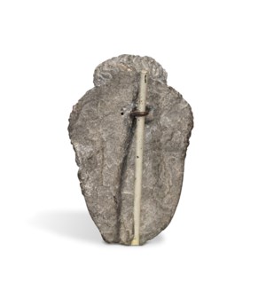 A GRAY SCHIST HEAD OF BUDDHA SHAKYAMUNI, ANCIENT REGION OF GANDHARA ...