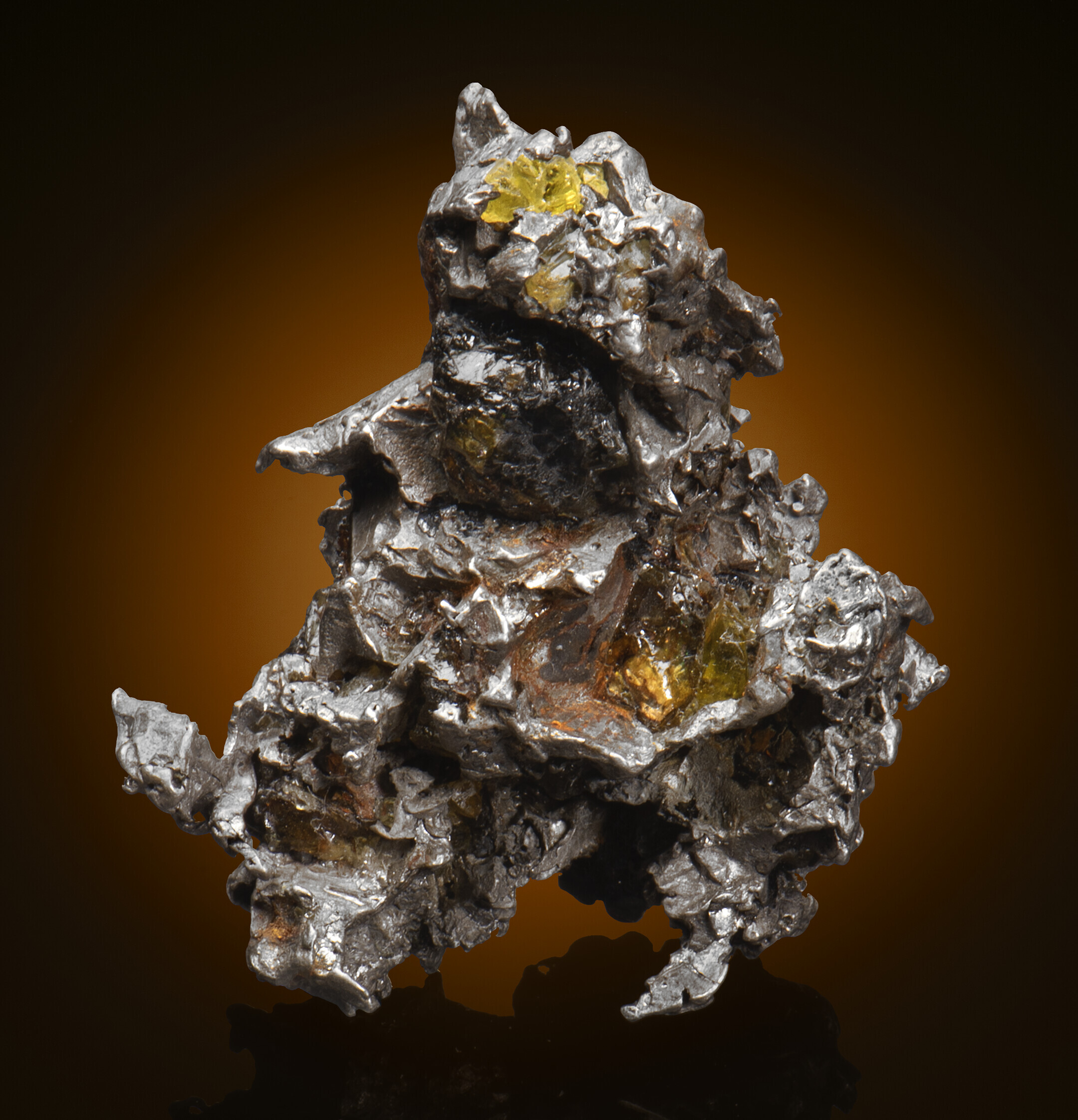 ADMIRE METEORITE NODULE, Pallasite PMG; Admire, Lyon County, Kansas (38°42' N, 96°6' W