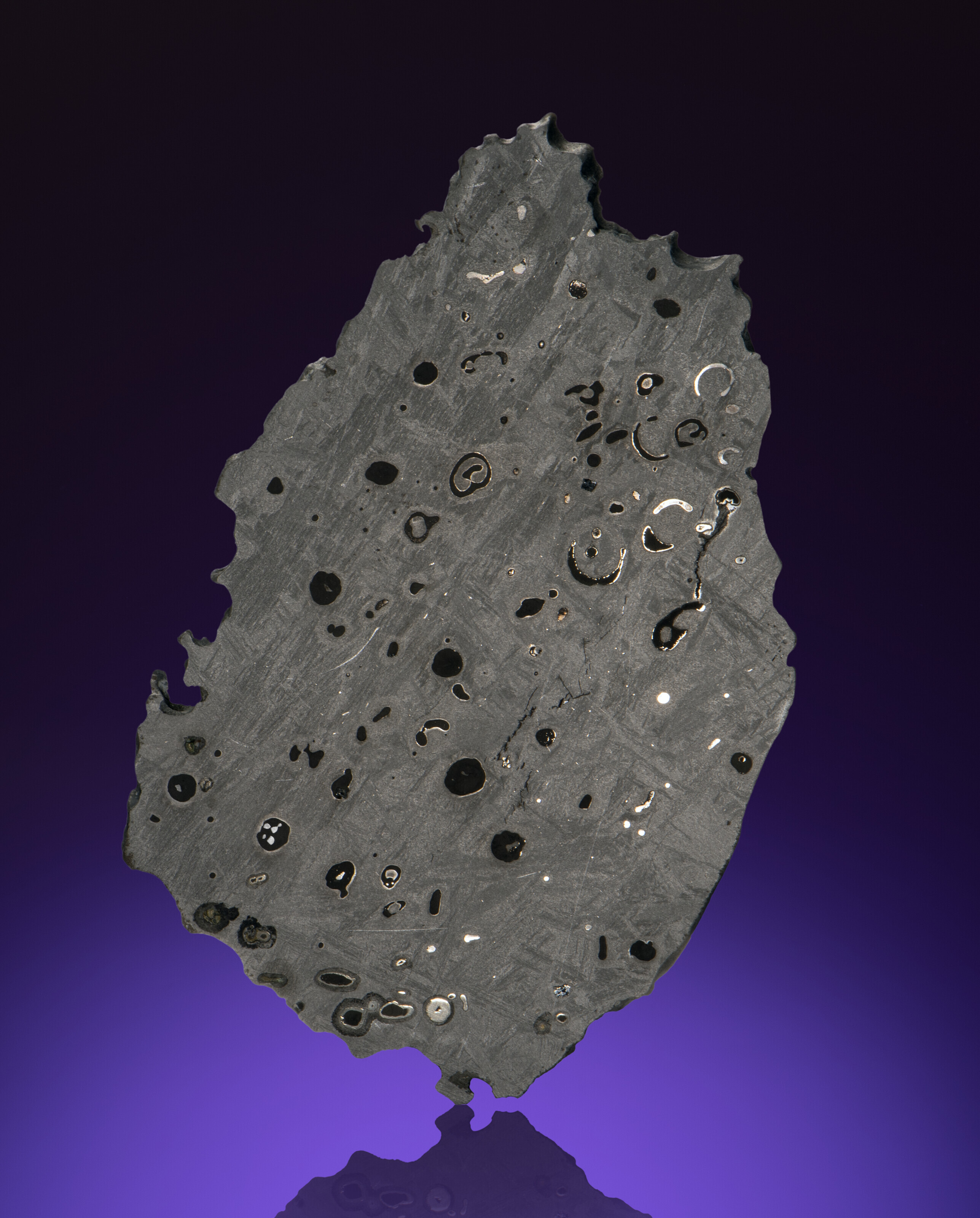 標本 Yunnan China Necydalis s.p 23mm Dronino Meteorite | 97 Grams | End Cut | Iron Ataxite