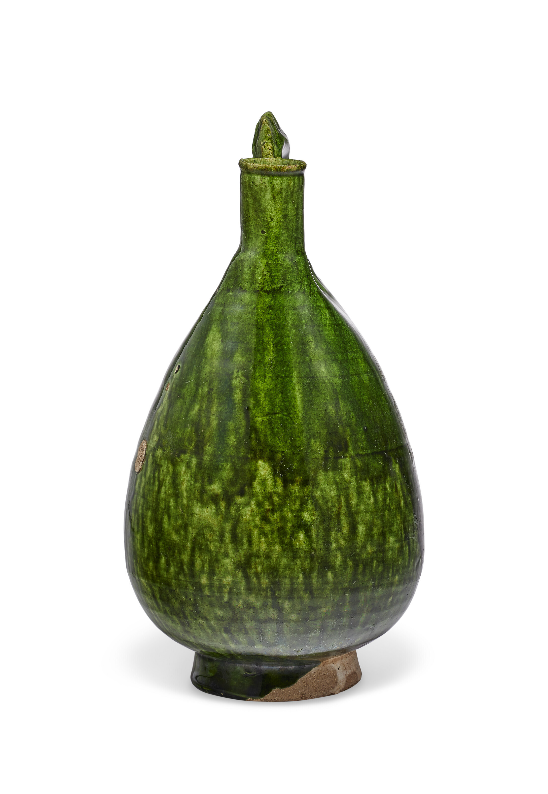 中國遼綠釉皮囊式壺, CHINA, LIAO DYNASTY (AD 907-1125) | Christie's