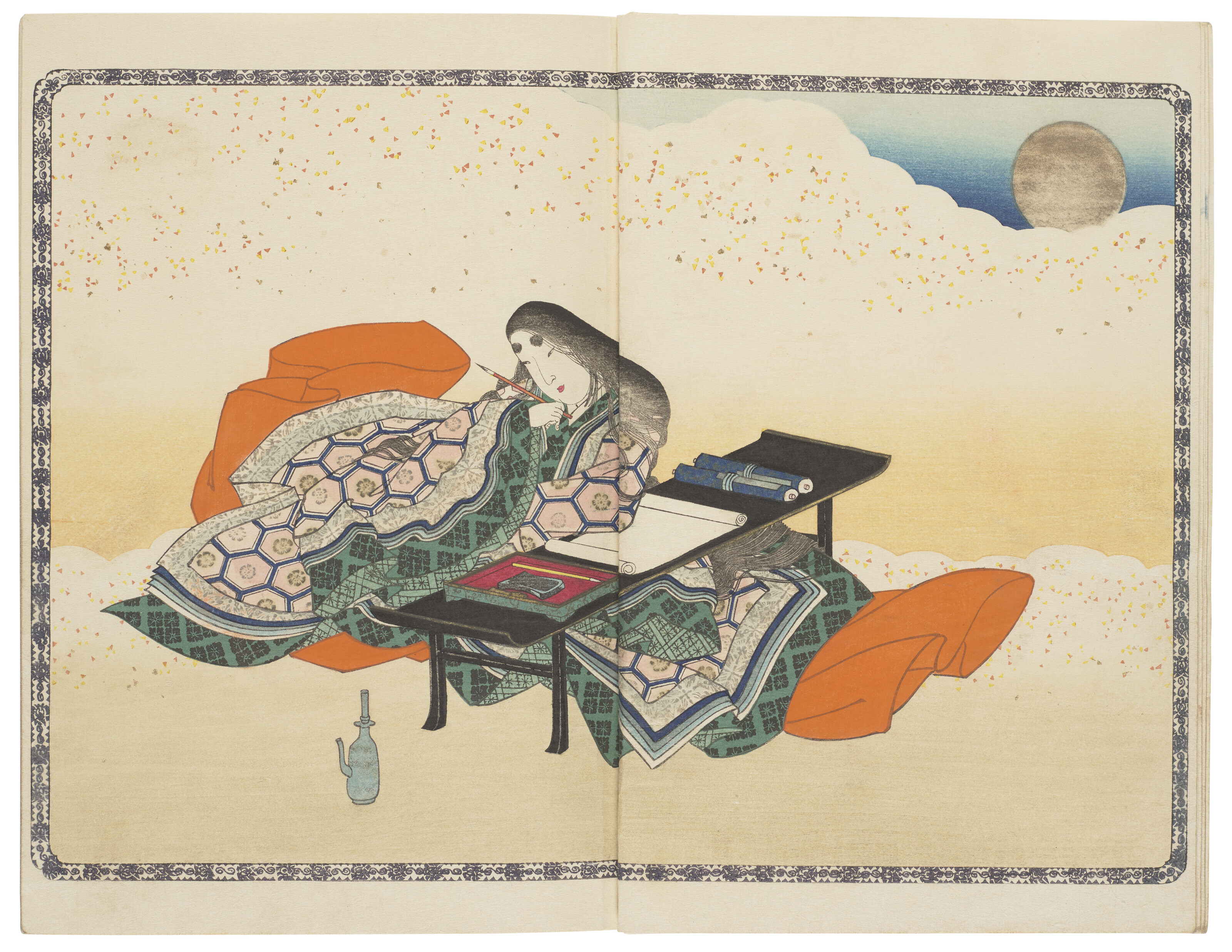 UTAGAWA KUNISADA (1786-1864), Enshi goju yojo (Amorous