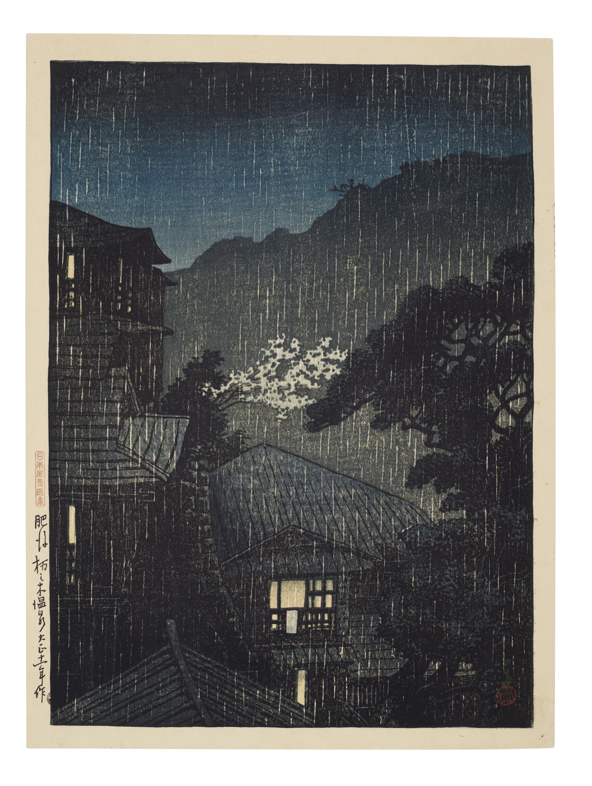 と*し様 【原画】H.TURPIN 風景画　2012年11cm×11cm 北欧 絵画 デンマーク コペンハーゲン 風景画 絵 パステル画