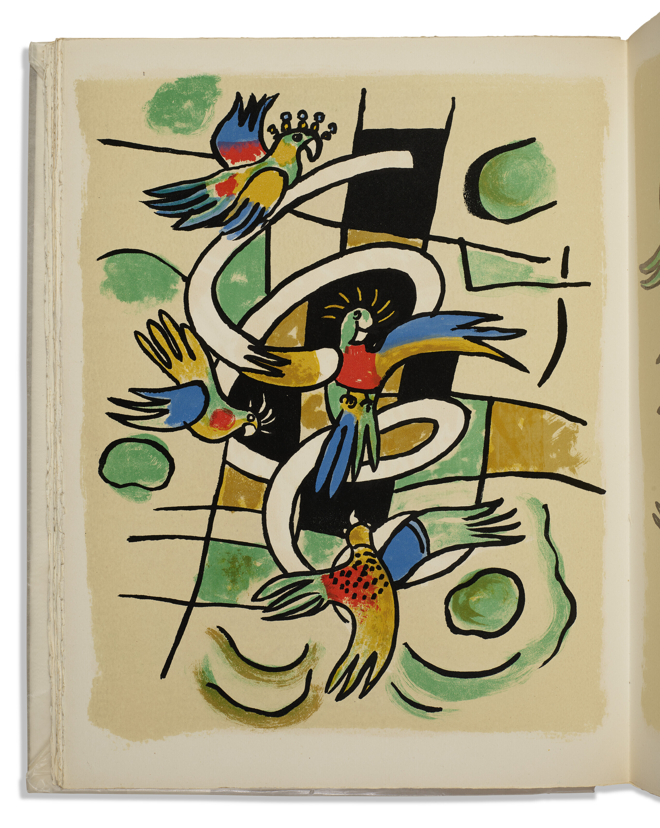 Fernand L&eacute;ger (1881-1955), Cirque. Lithographies originales, 1950. Estimate: $12,000-18,000. Offered in Fine Printed Books and Manuscripts including Americana on 11&ndash;25 April 2022 at Christie's Online