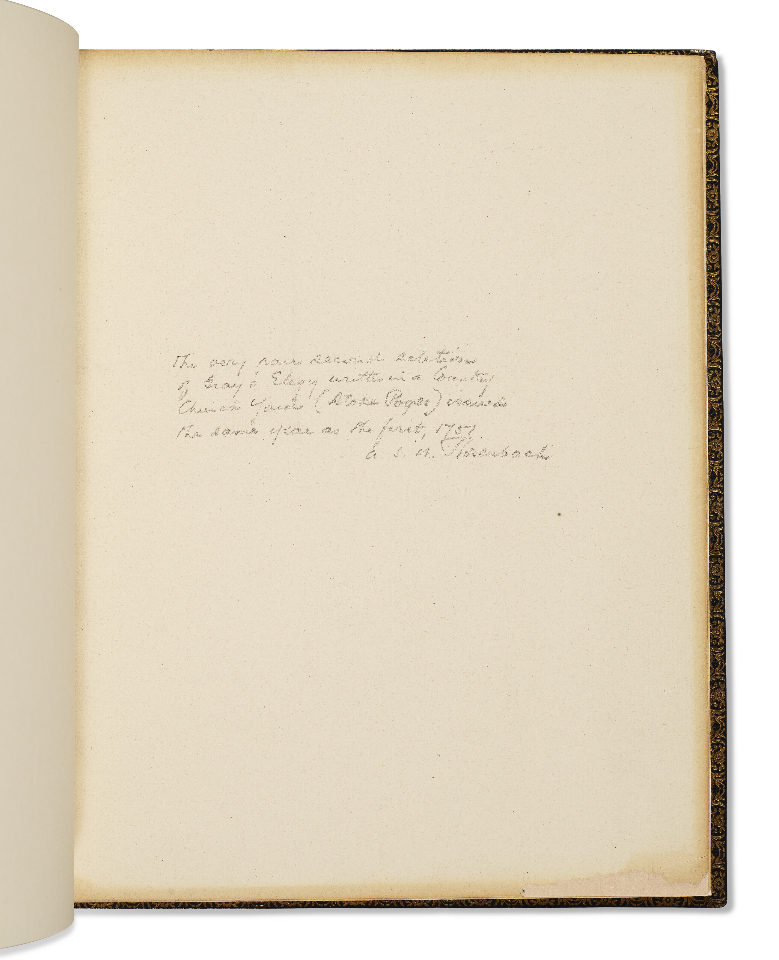 An Elegy Wrote in a Country Church Yard, Thomas Gray, 1751