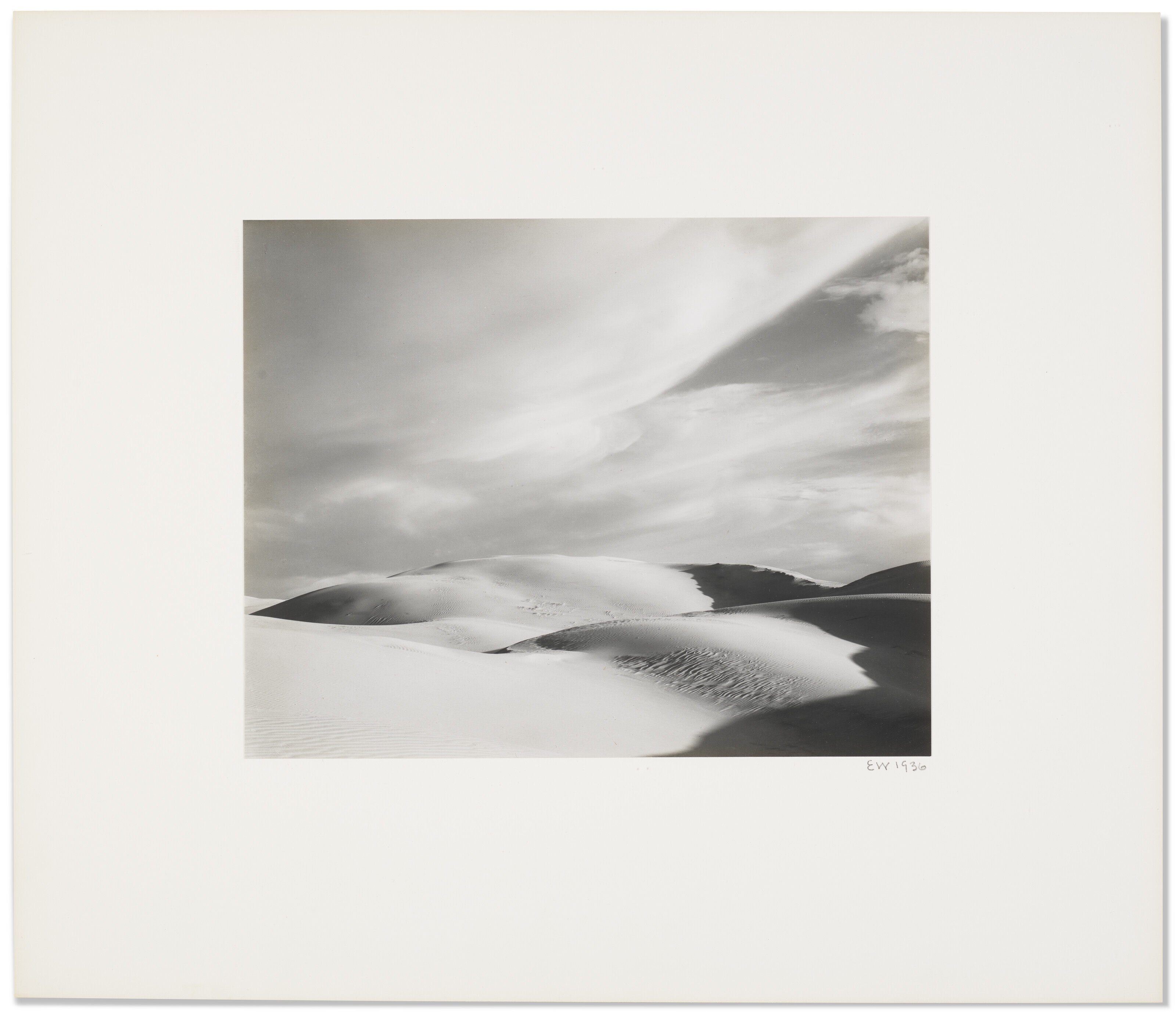 WESTON’S WESTONS　Edward Weston EDWARD WESTON (1886–1958), Dunes, Oceano, 1936 | Christie's