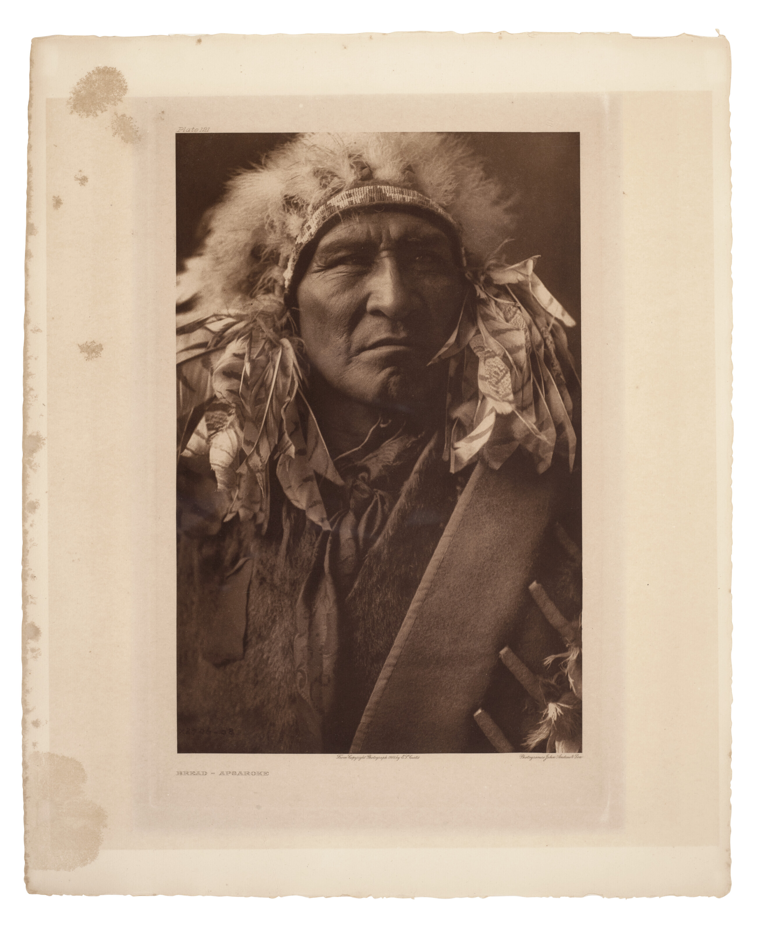 EDWARD SHERIFF CURTIS (1858–1952), Chief Garfield, Jicarilla, 1904