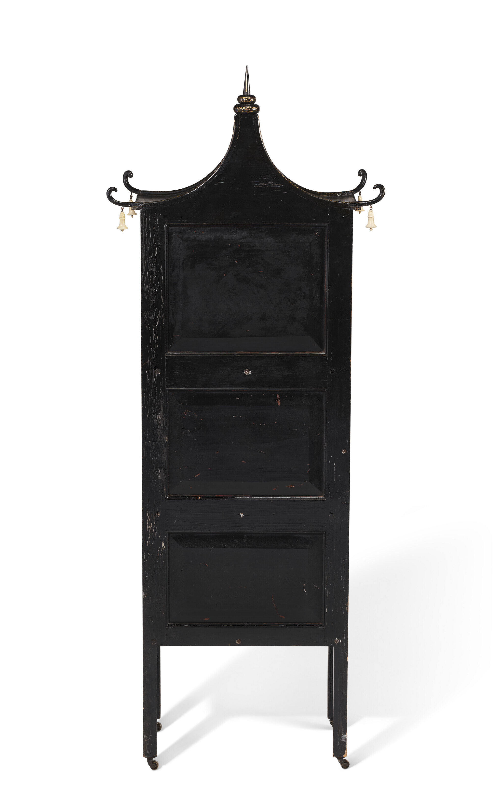 Japanned Black and Gilt Chiffonier