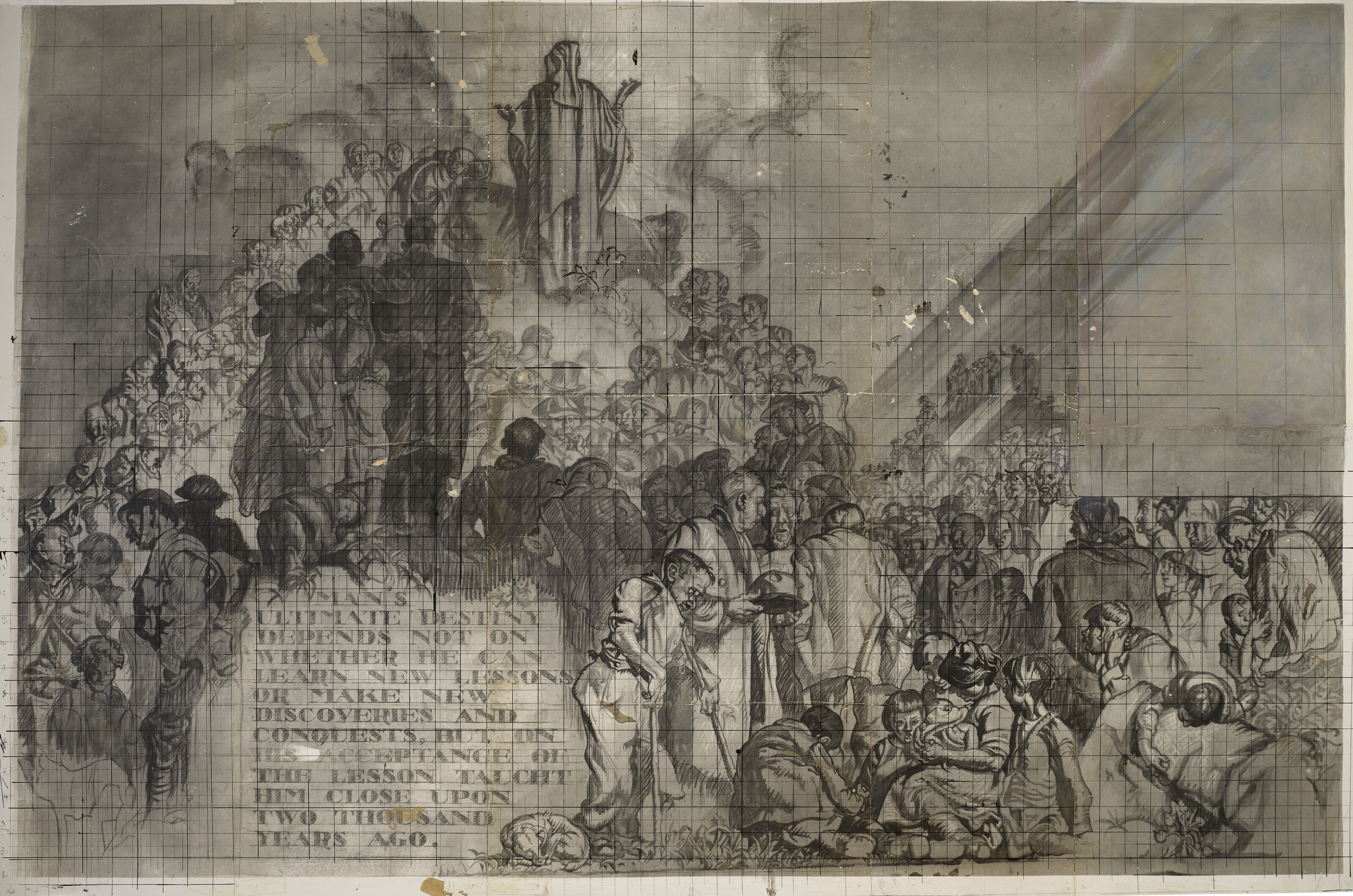 'Man's Ultimate Destiny,' Working Photomontage for the Rockefeller Center Mural