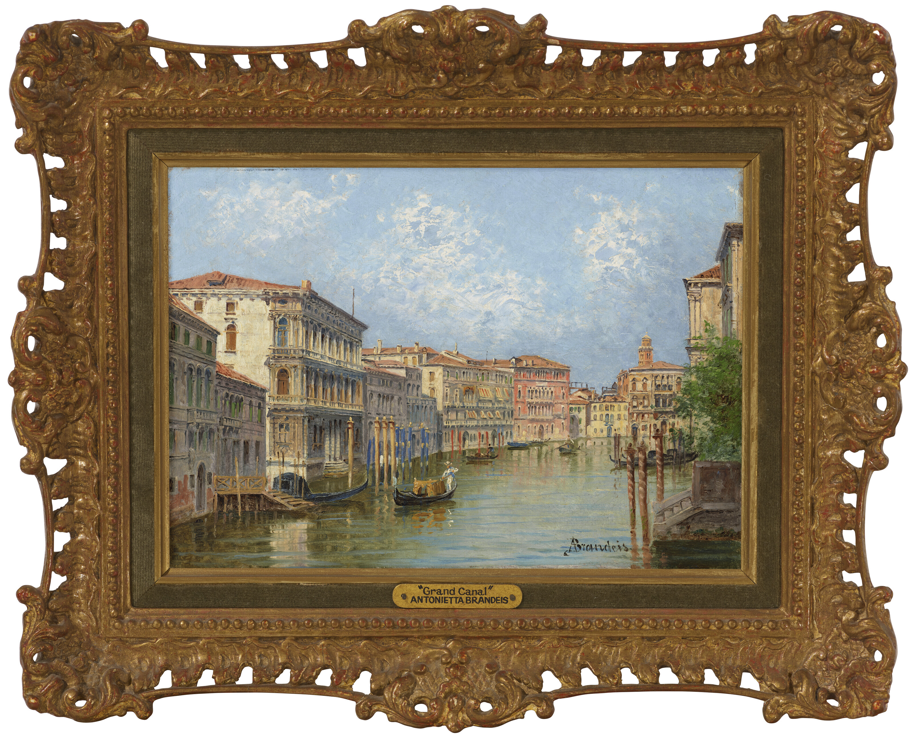 ANTONIETTA BRANDEIS (AUSTRIAN, 1849-1910), The Grand Canal, Venice