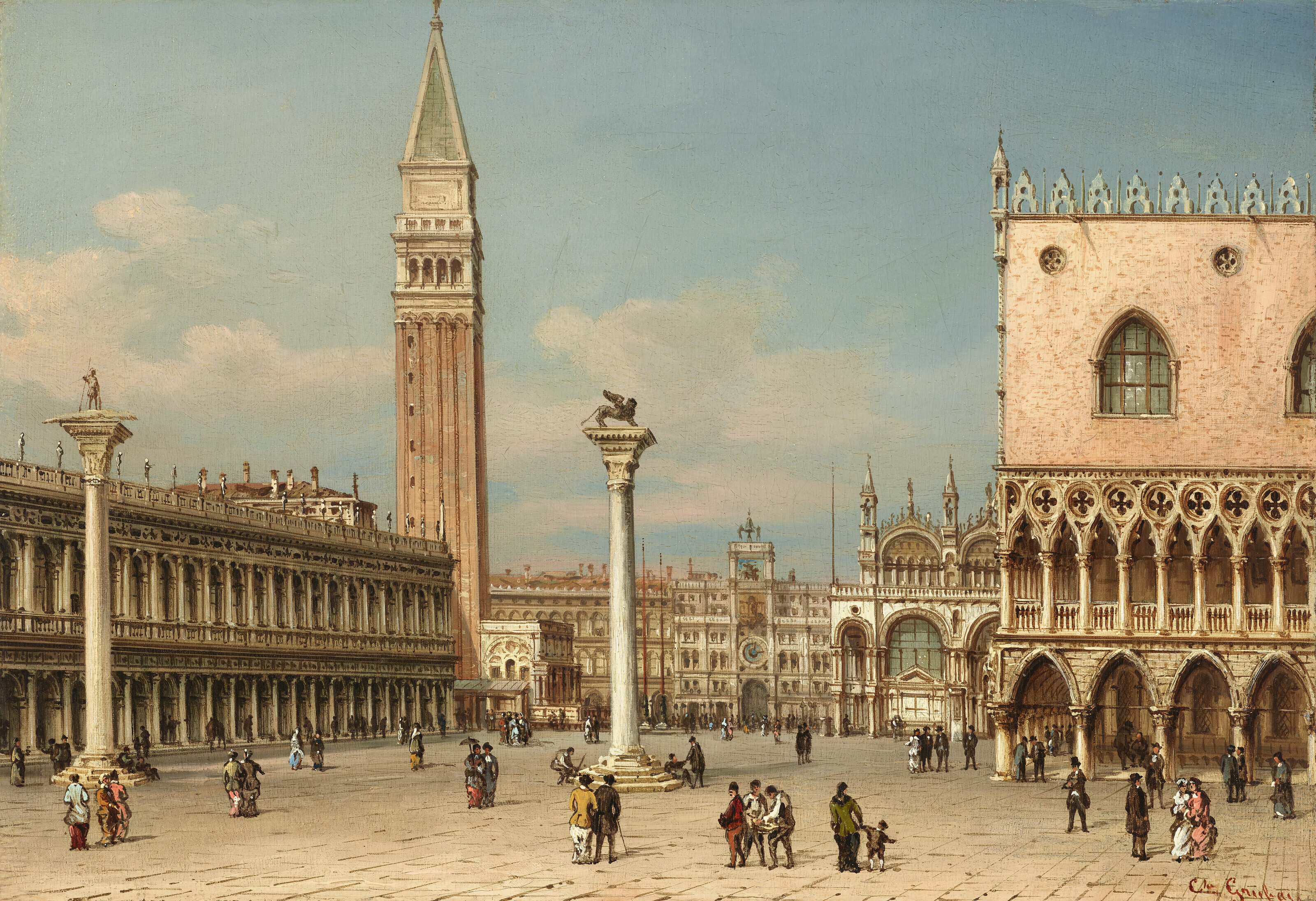 ANTONIETTA BRANDEIS (AUSTRIAN, 1849-1910), The Grand Canal, Venice
