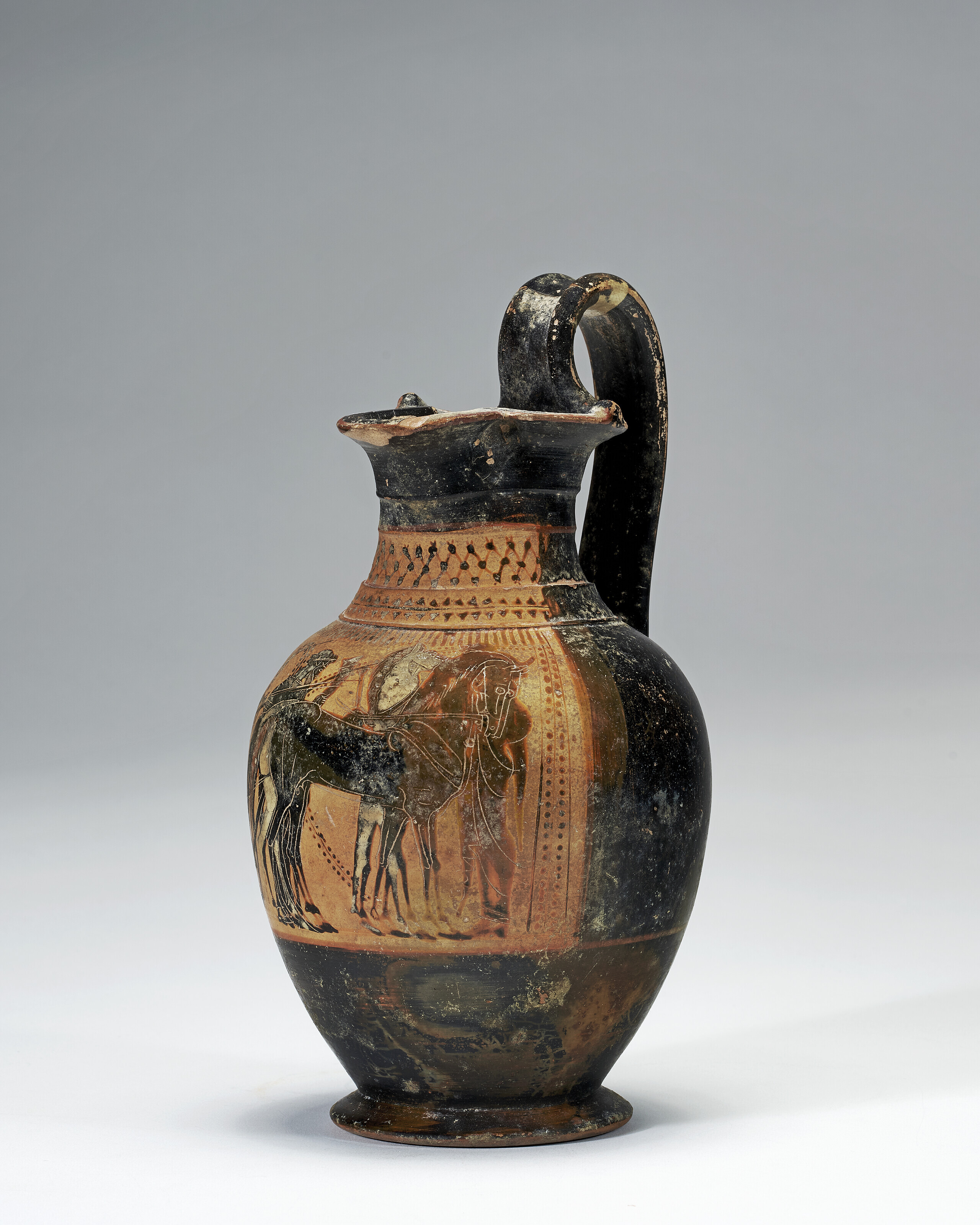 高速 割引 2025 西日本 ATTIC AN BLACK-FIGURED THE RECALLS OINOCHOE, TREFOIL 彫刻・オブジェ