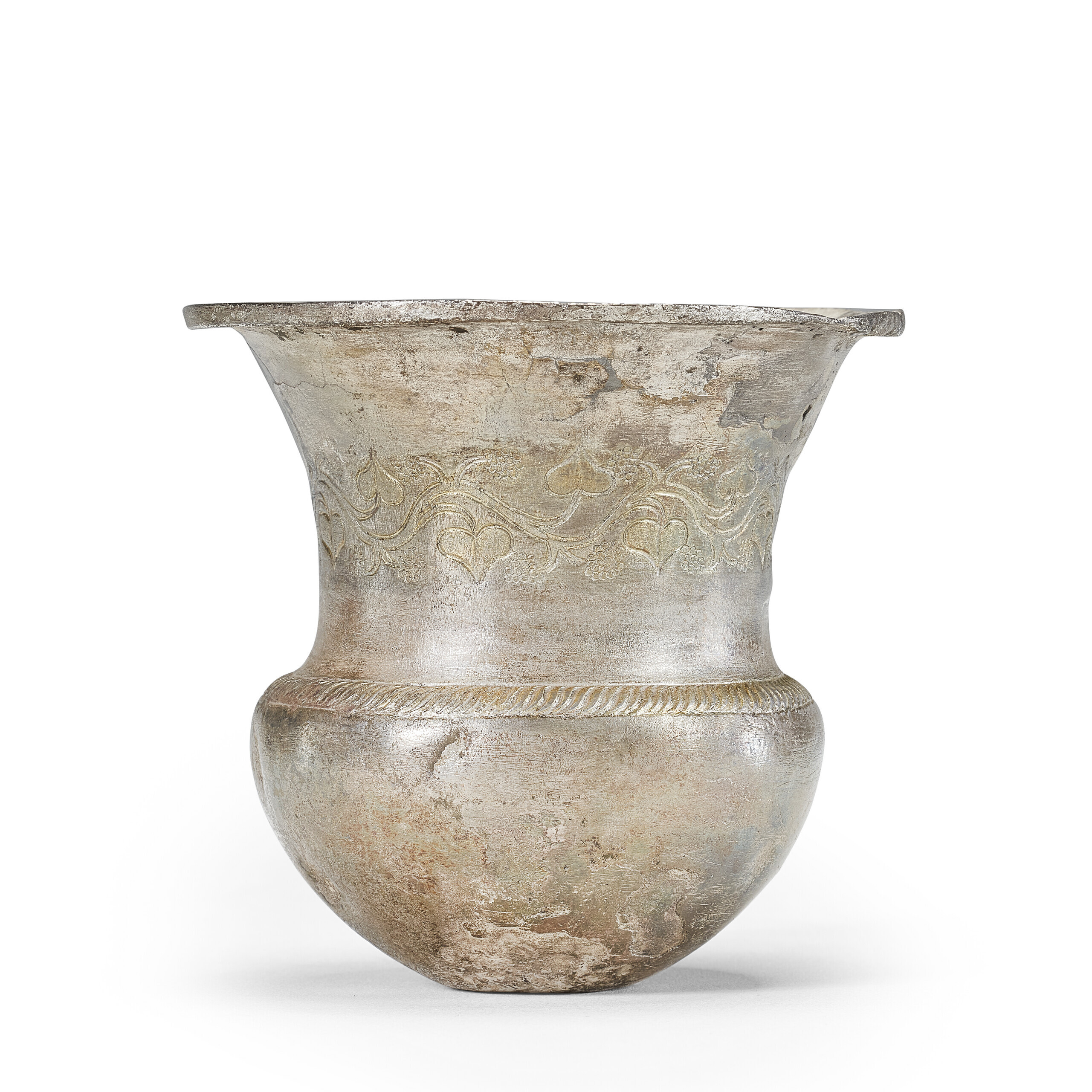 A CANOSAN POTTERY FIGURAL OINOCHOE