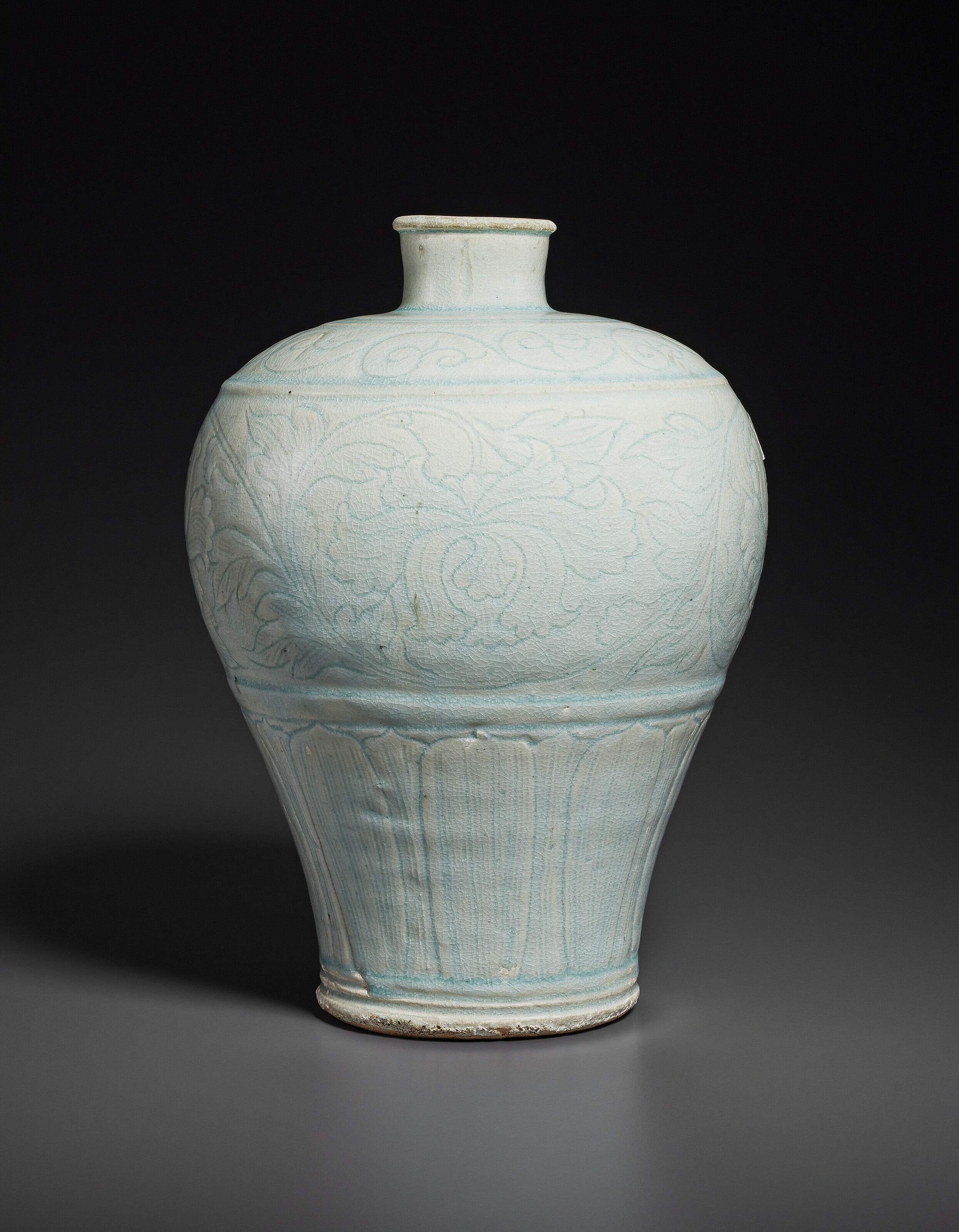 南宋龍泉窯青釉琮式瓶, SOUTHERN SONG-YUAN DYNASTY (1127-1368