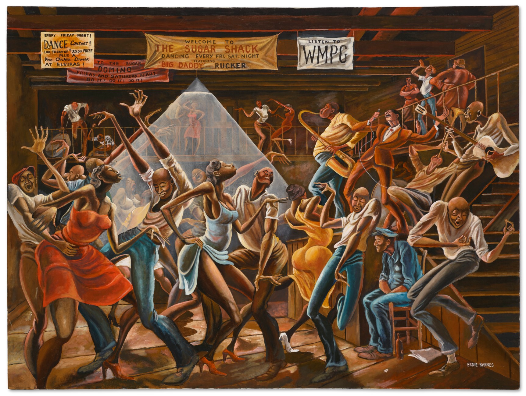 ERNIE BARNES (1938 2009), The Sugar Shack Christie's