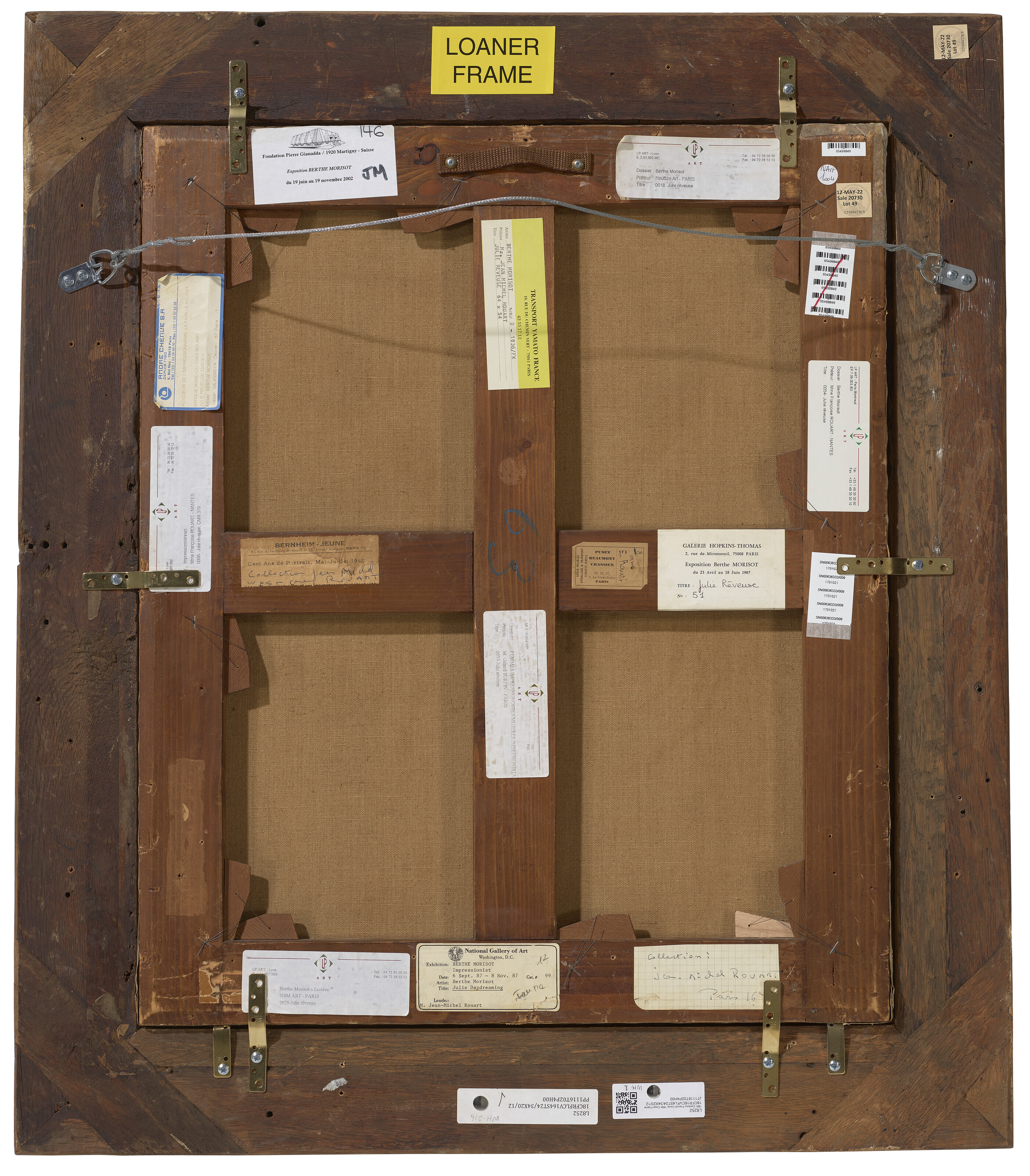 BERTHE MORISOT (1841-1895), Julie rêveuse | Christie's