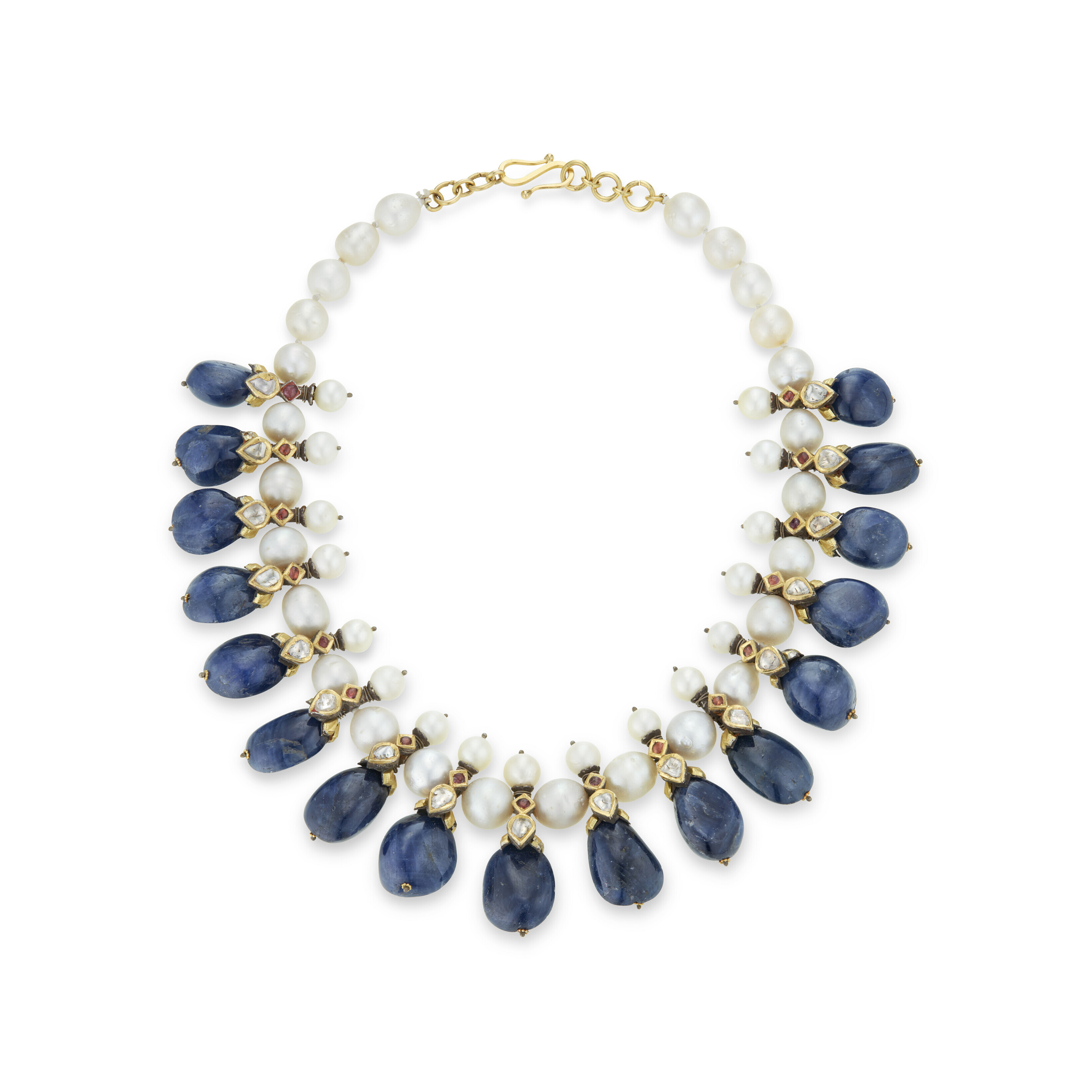 AN INDIAN MULTIGEM AND DIAMOND NECKLACE, Christie’s