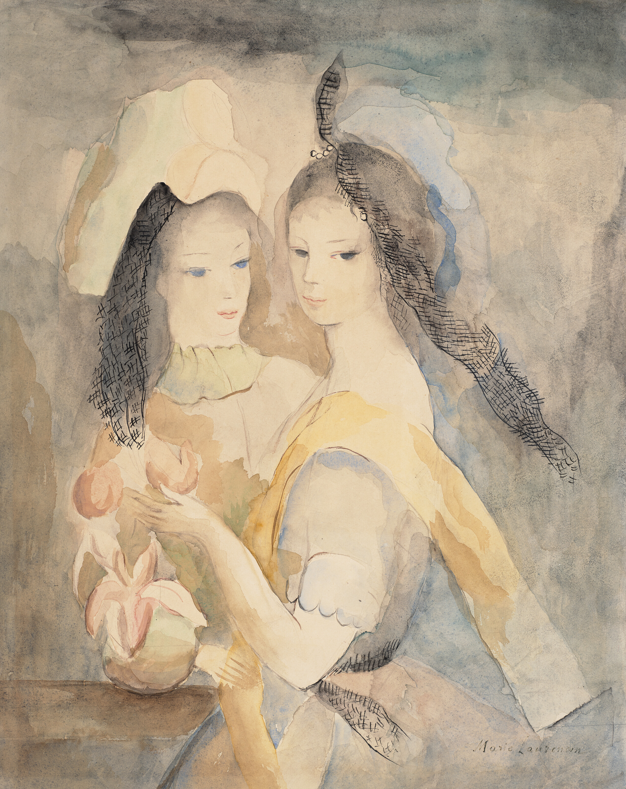 MARIE LAURENCIN (1883-1956), Les amies aux tulipes | Christie's