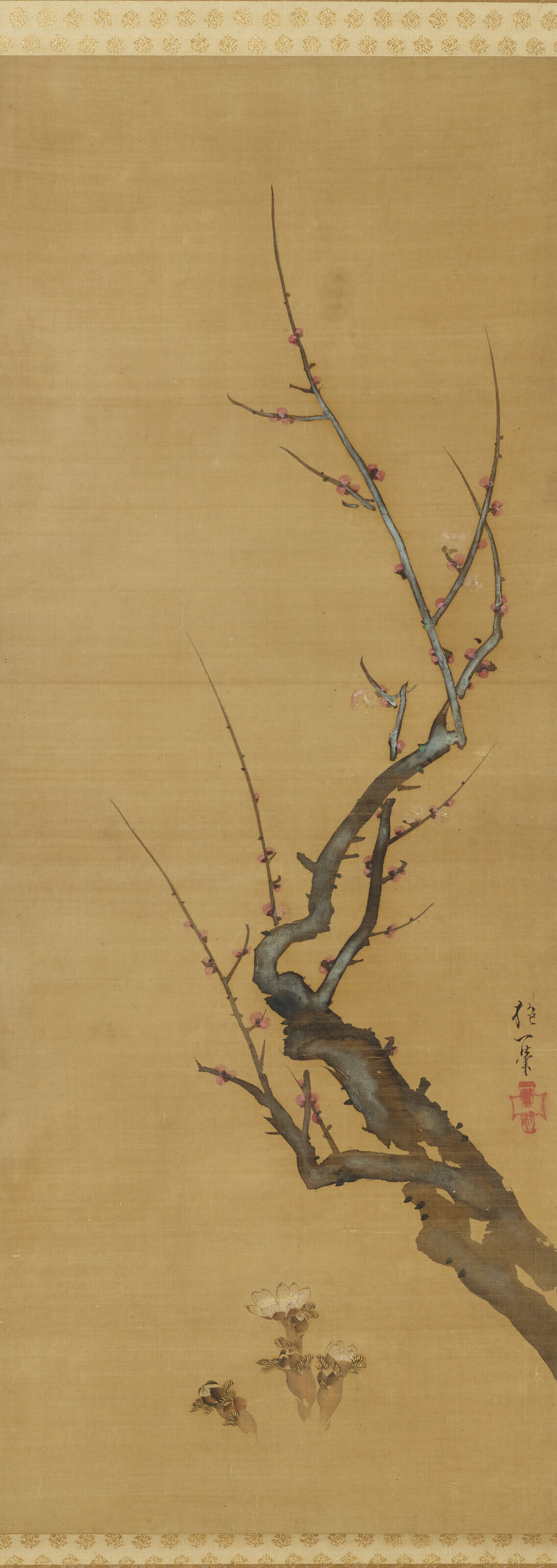SAKAI HOITSU (1761-1829), Red Plum Blossom | Christie's