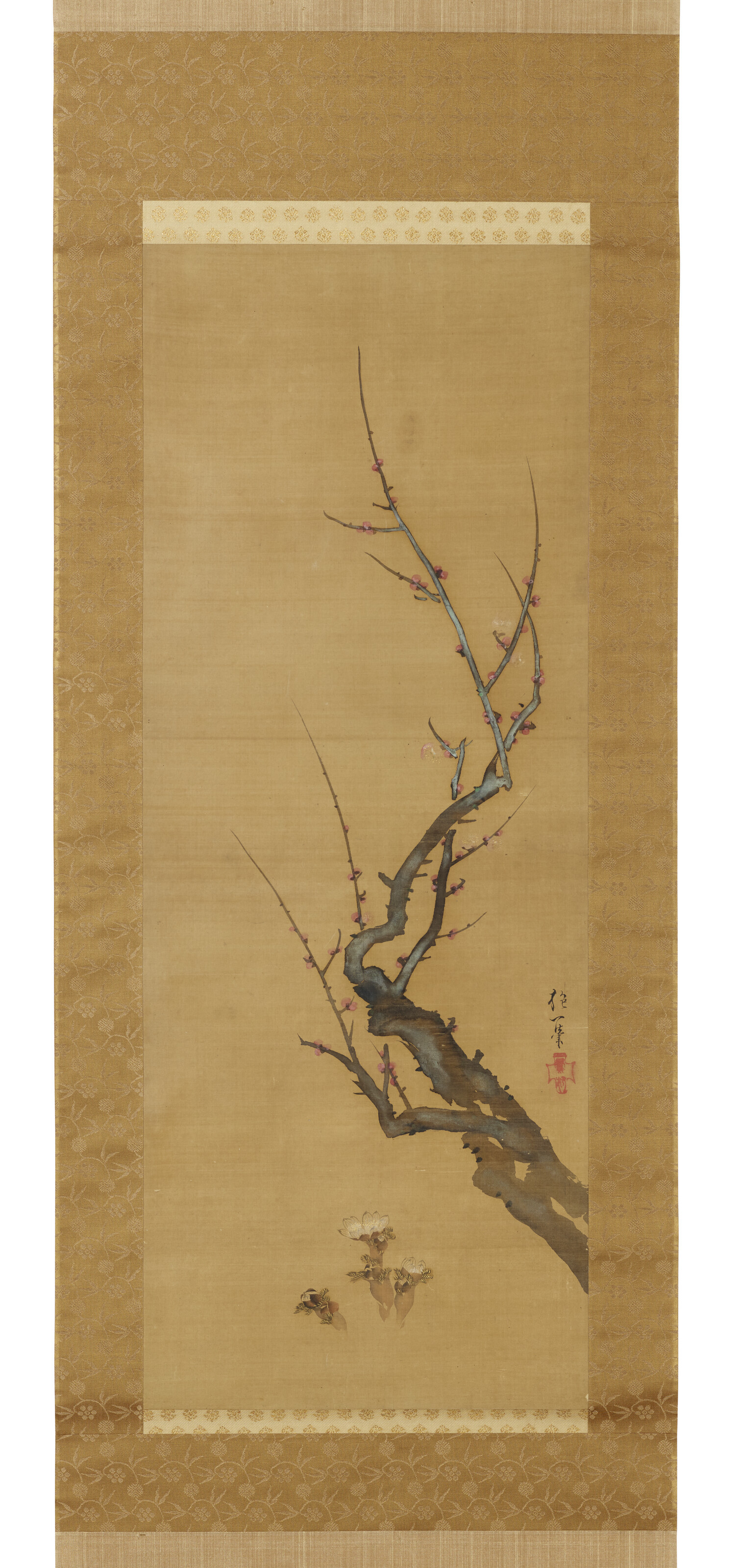 SAKAI HOITSU (1761-1829), Red Plum Blossom | Christie's
