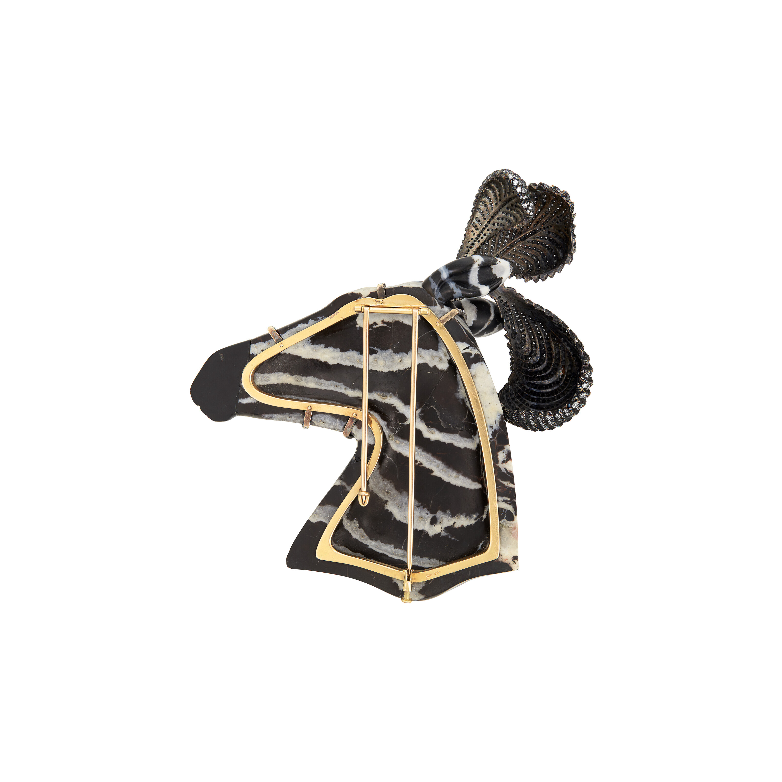 Zebra brooch best sale