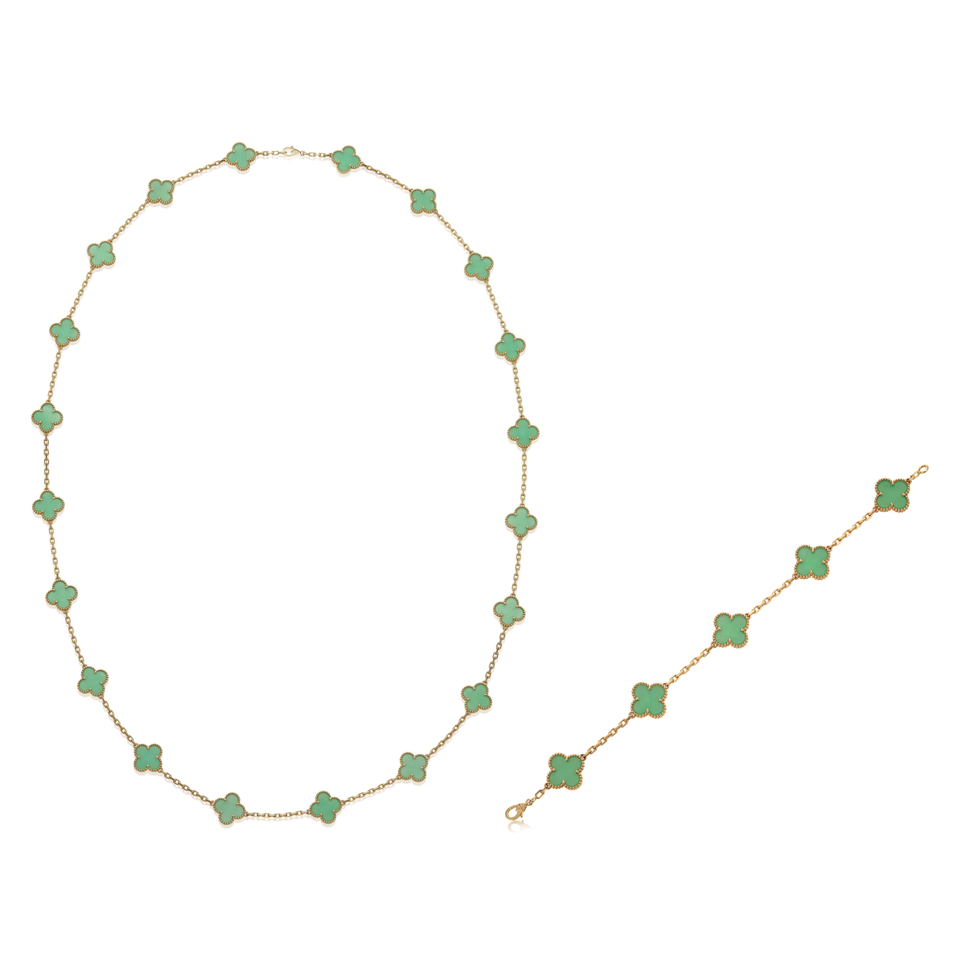 その他 Van Cleef & Arpels Gem Vintage Alhambra pendant 18K yellow gold, Agate- Van Cleef