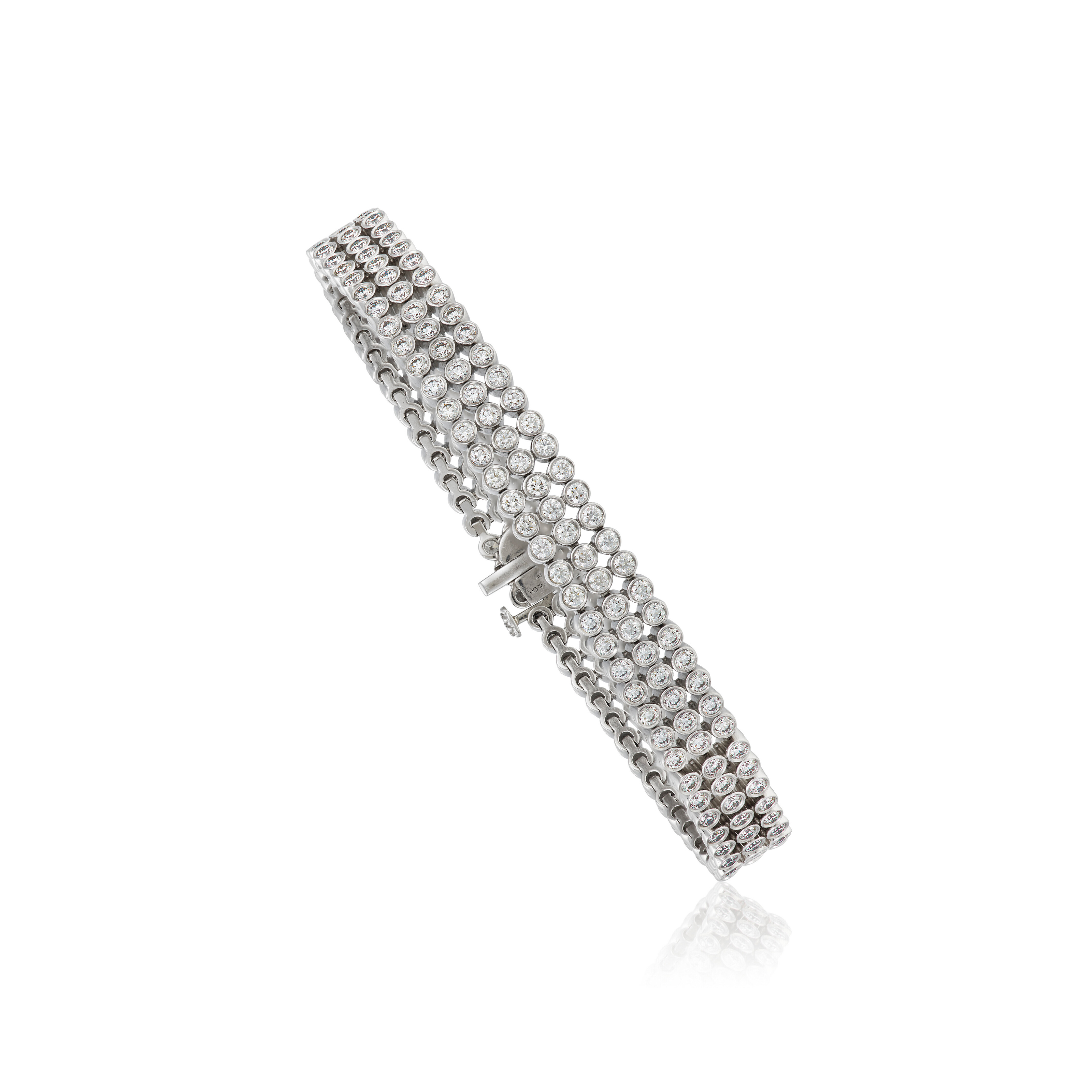 NO RESERVE TIFFANY CO. DIAMOND JAZZ BRACELET Christie s