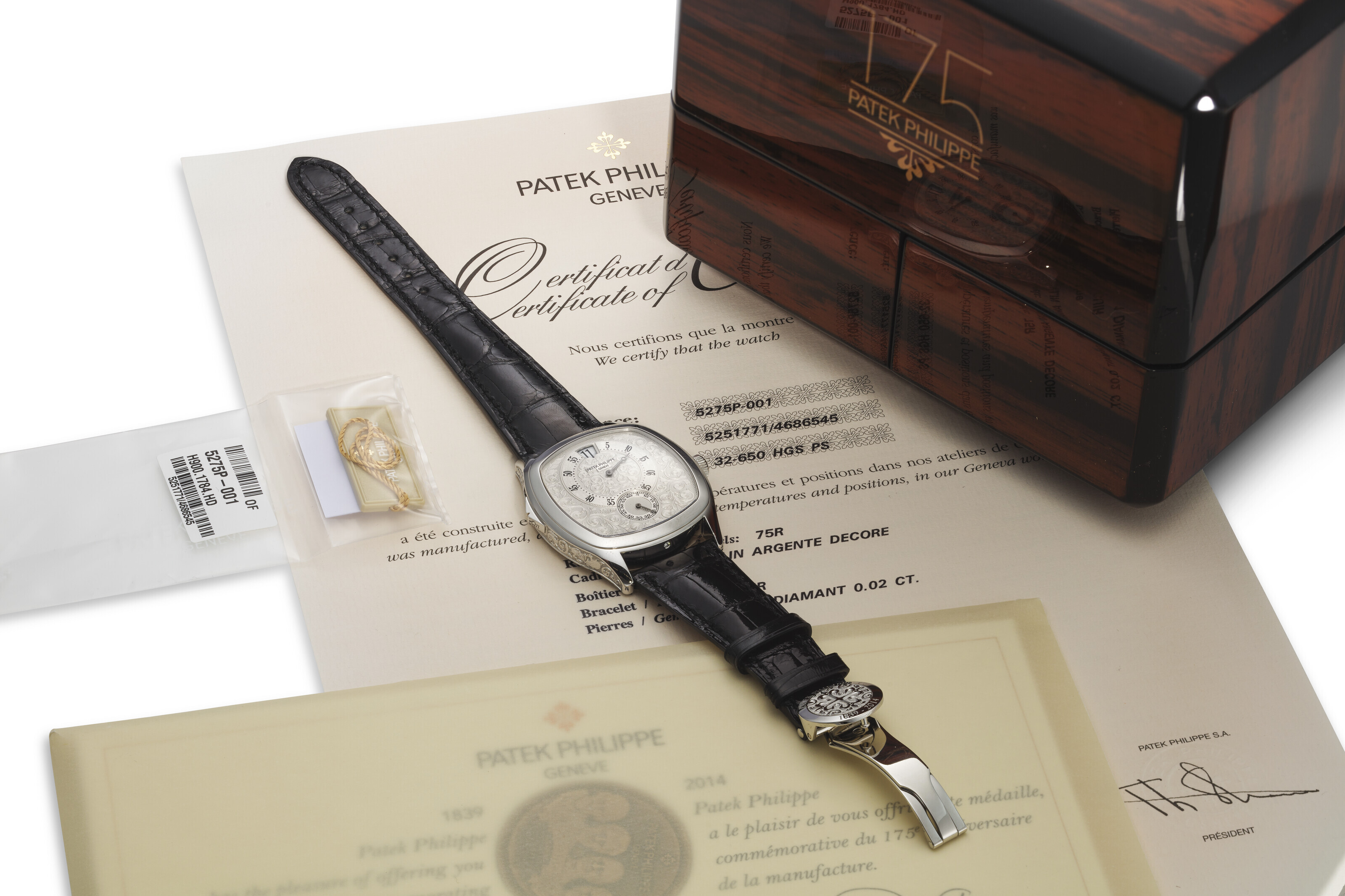 PATEK PHILIPPE REF. 5275P 001 175th ANNIVERSARY A VERY FINE