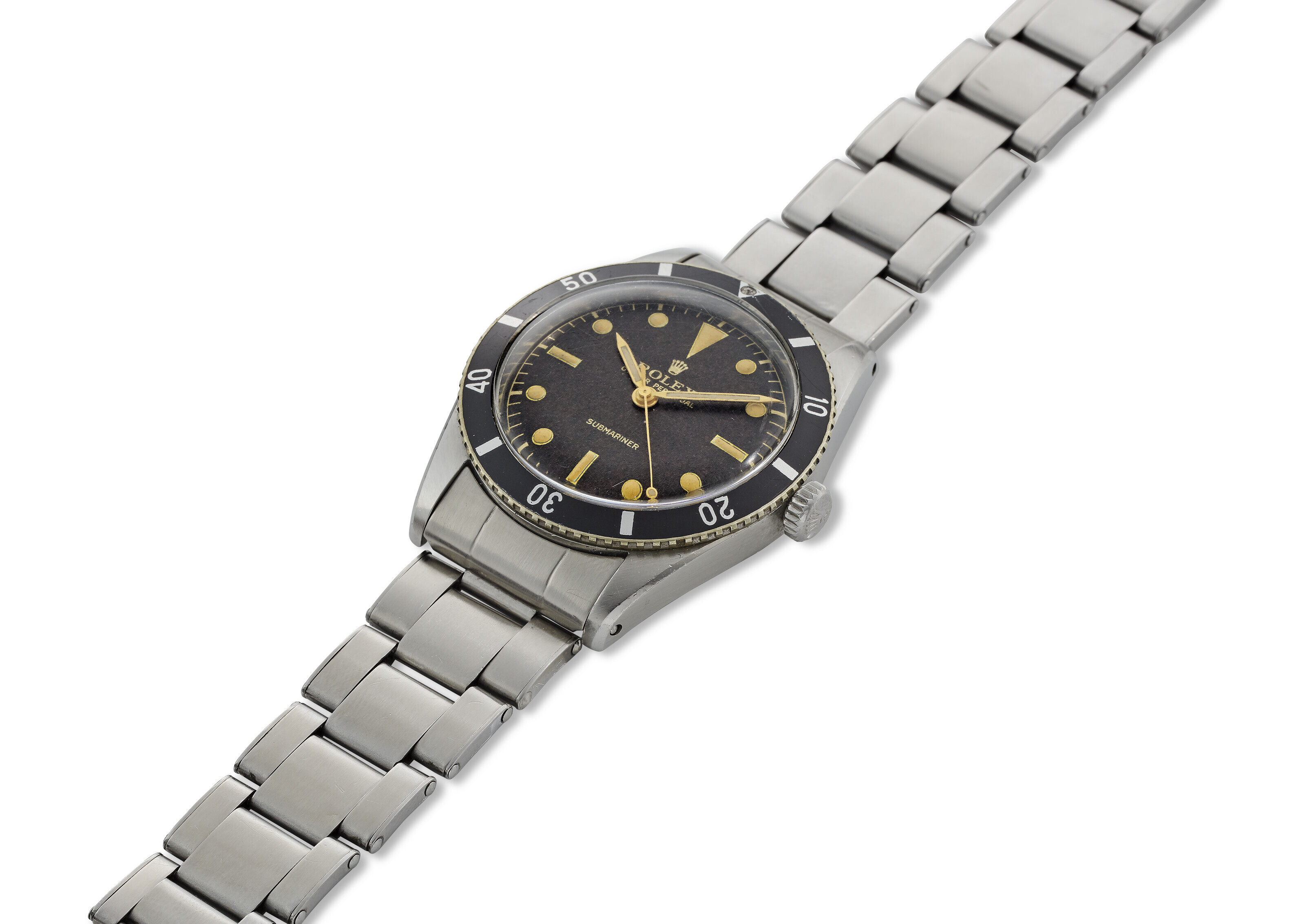 ROLEX REF. 6205 SUBMARINER A VERY FINE AND RARE STEEL