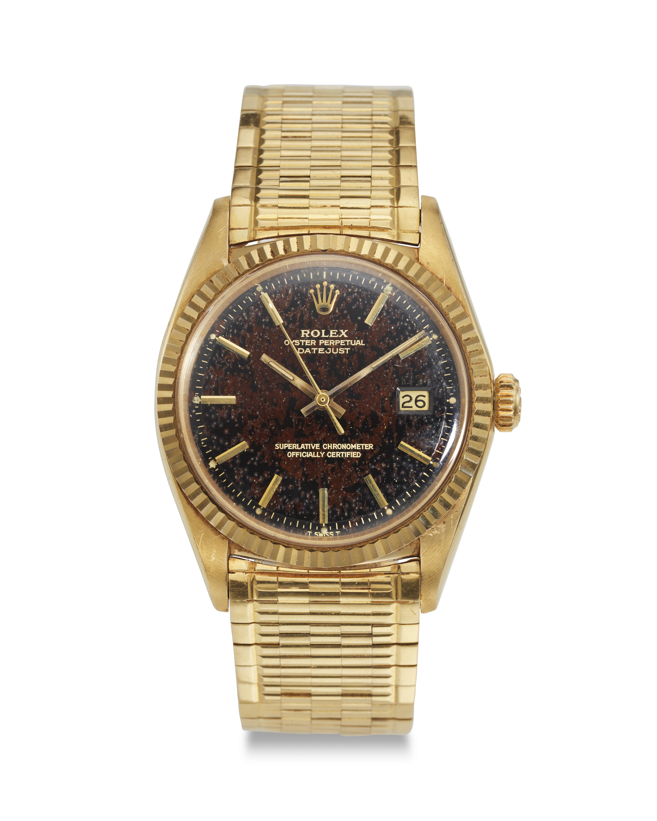 Rolex datejust reference 1601 in 18k gold hotsell