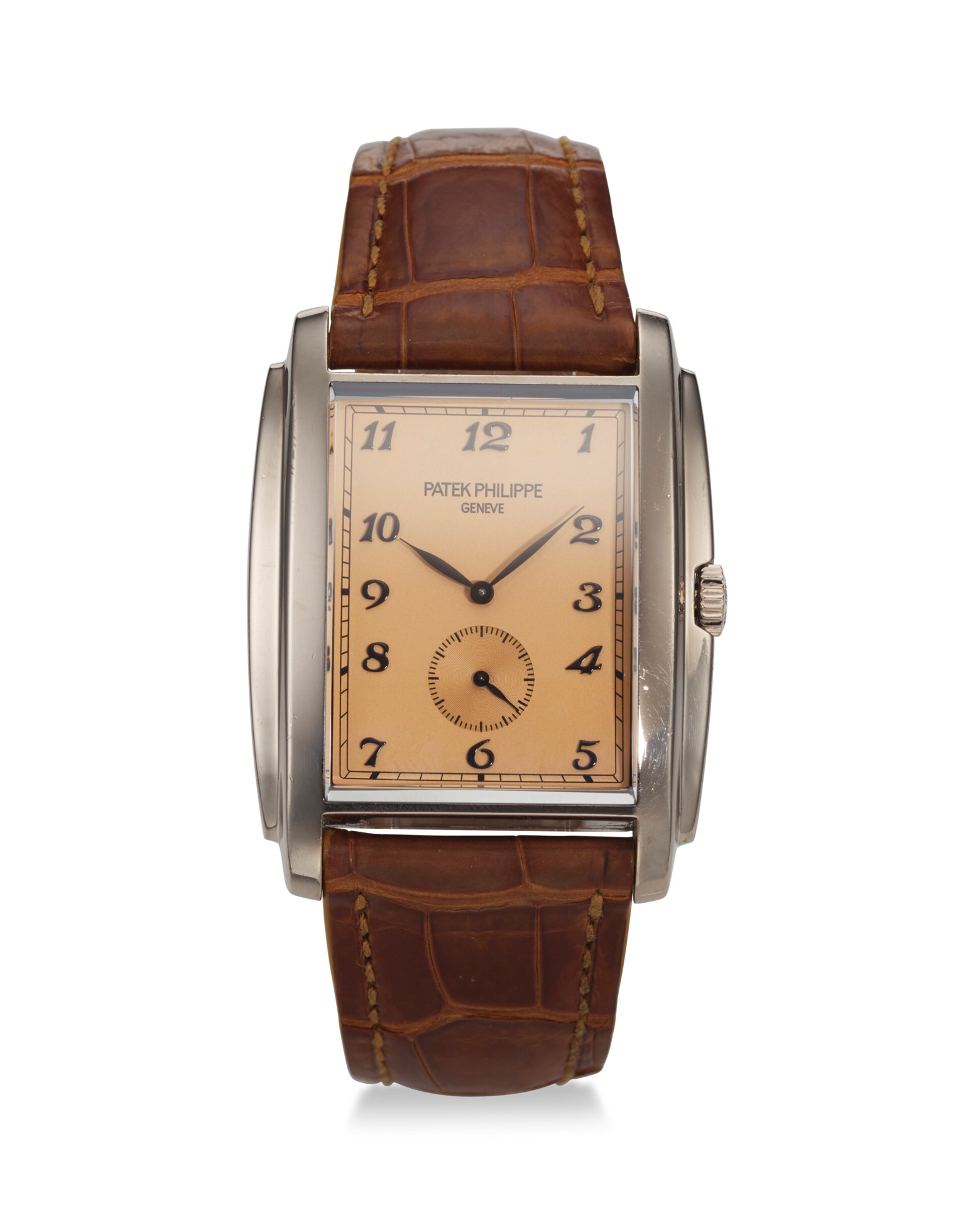PATEK PHILIPPE, REF. 5124G-001, GONDOLO, A FINE 18K WHITE GOLD ...