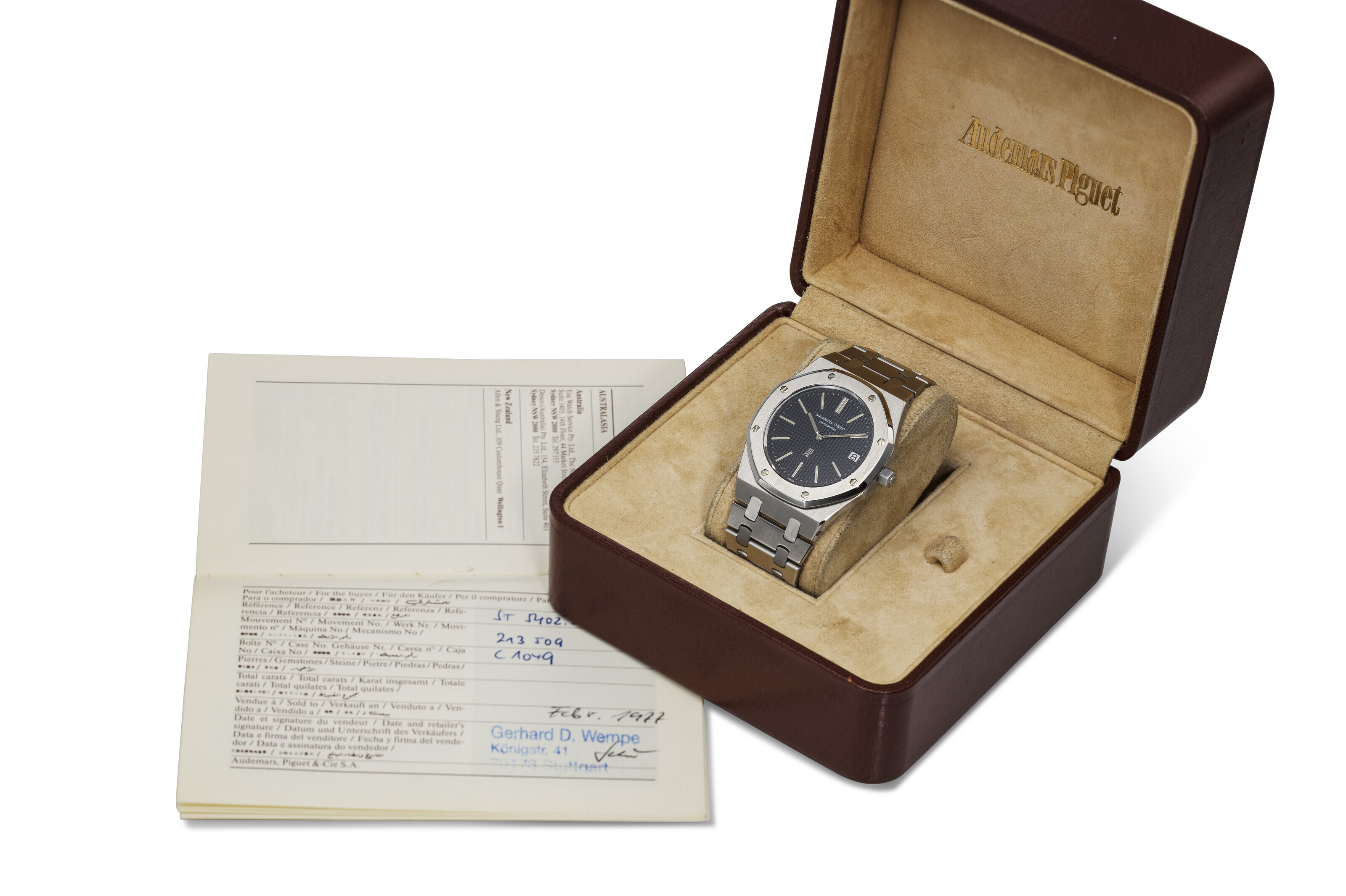 Caja audemars piguet new arrivals