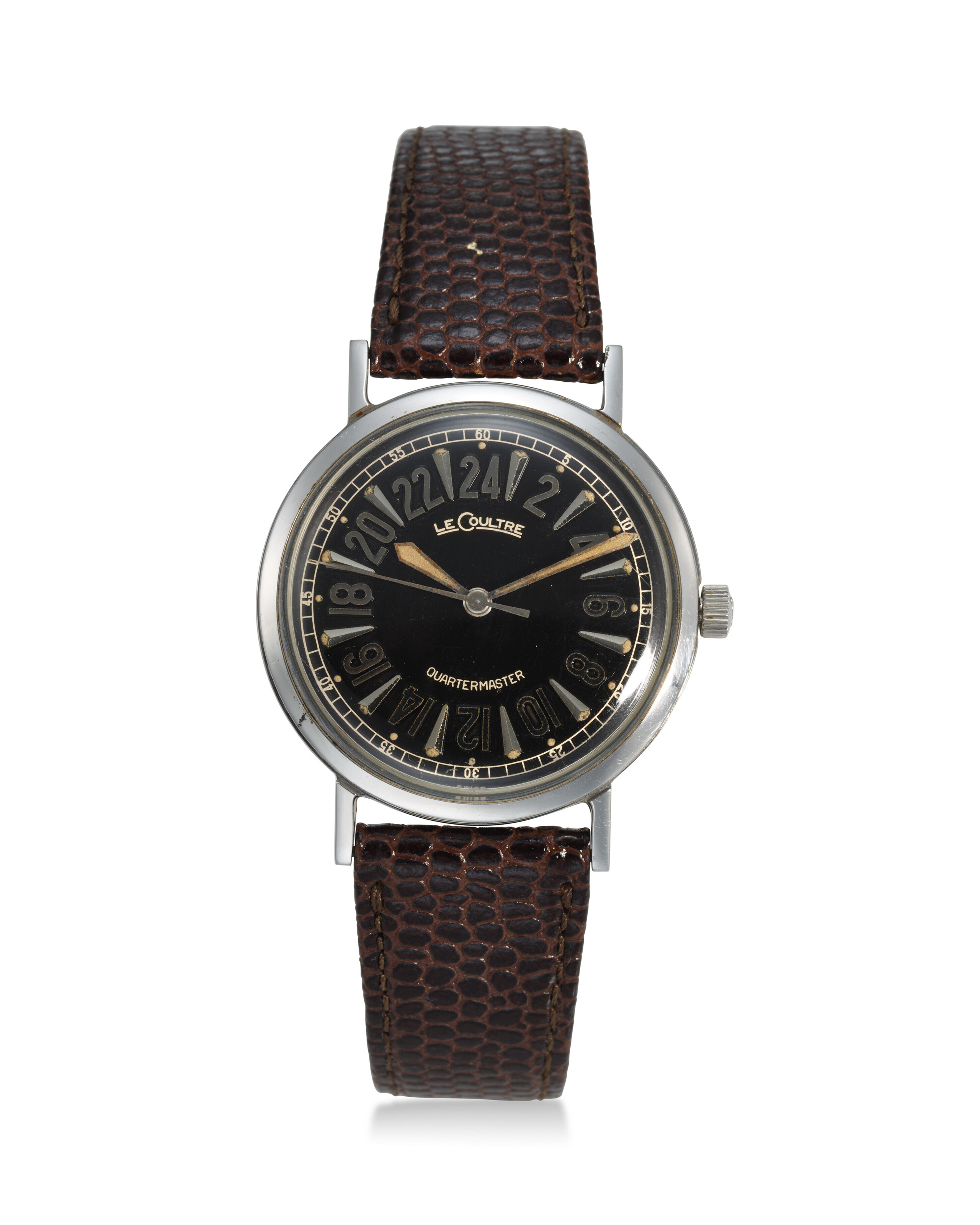 JAEGER-LECOULTRE, QUARTERMASTER, A RARE AND ATTRACTIVE WRISTWATCH