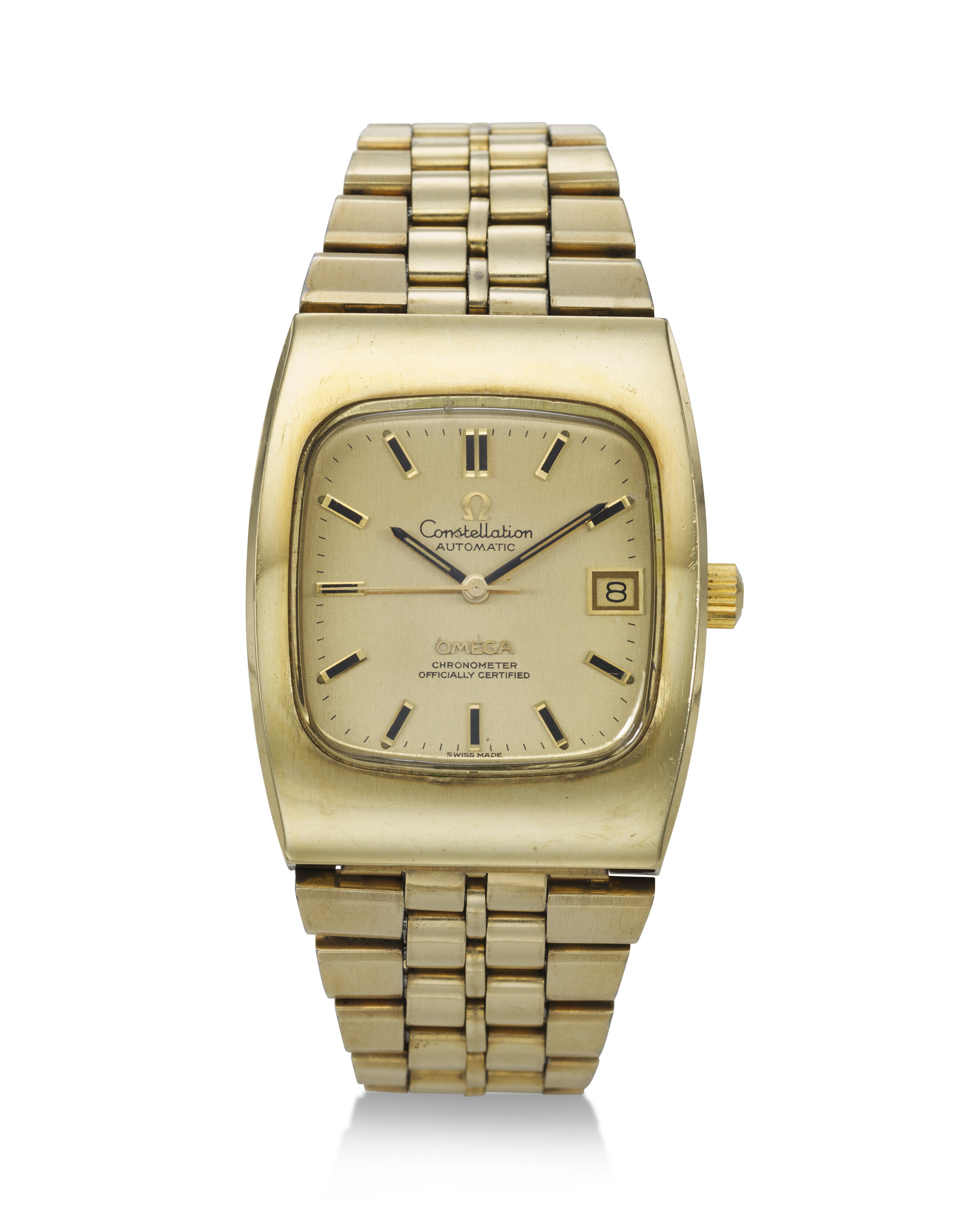 OMEGA, REF. 166.059, CONSTELLATION, A FINE STEEL AND 18K YELLOW