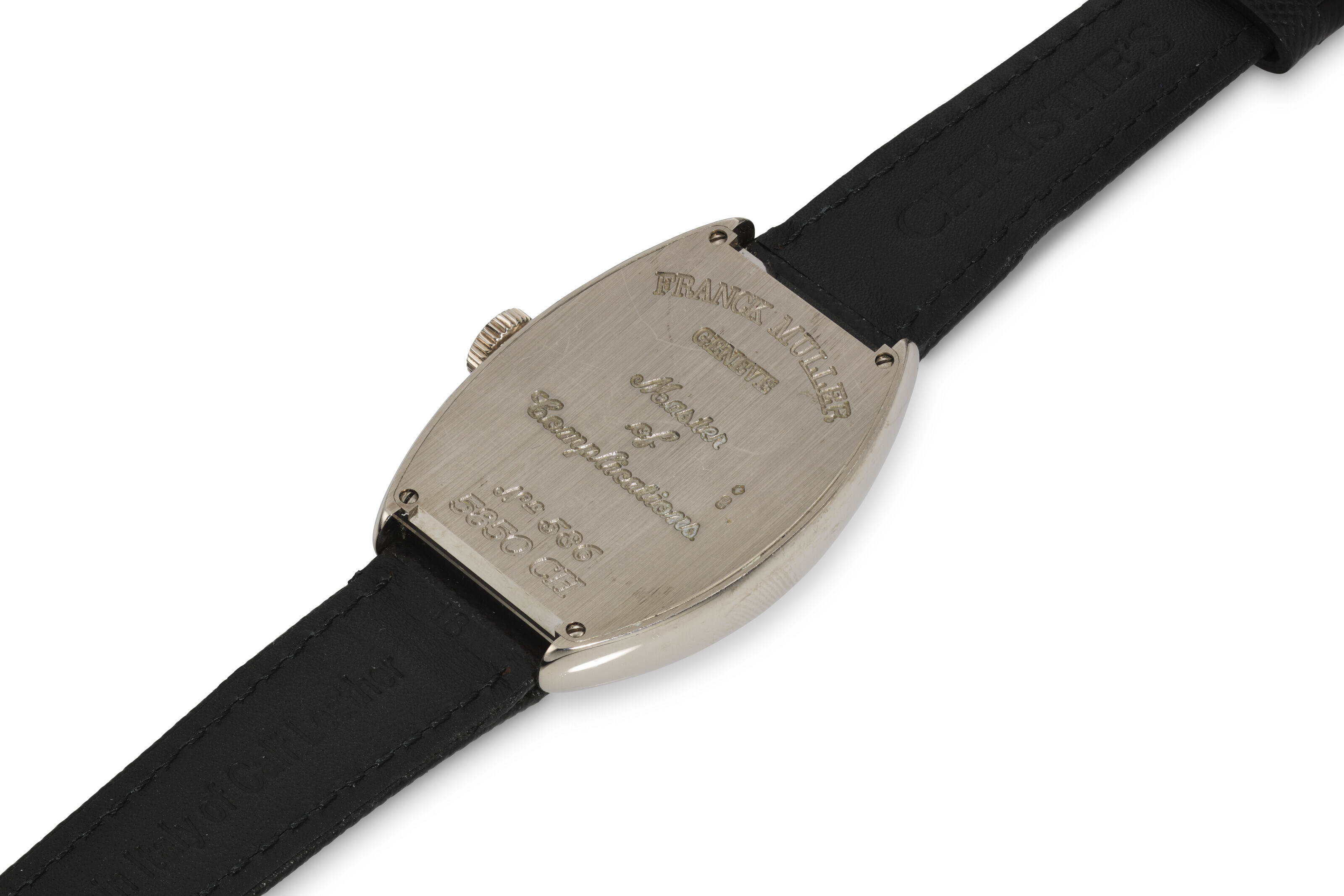FRANCK MULLER, REF. 5850 CH, CRAZY HOURS, A FINE 18K WHITE GOLD