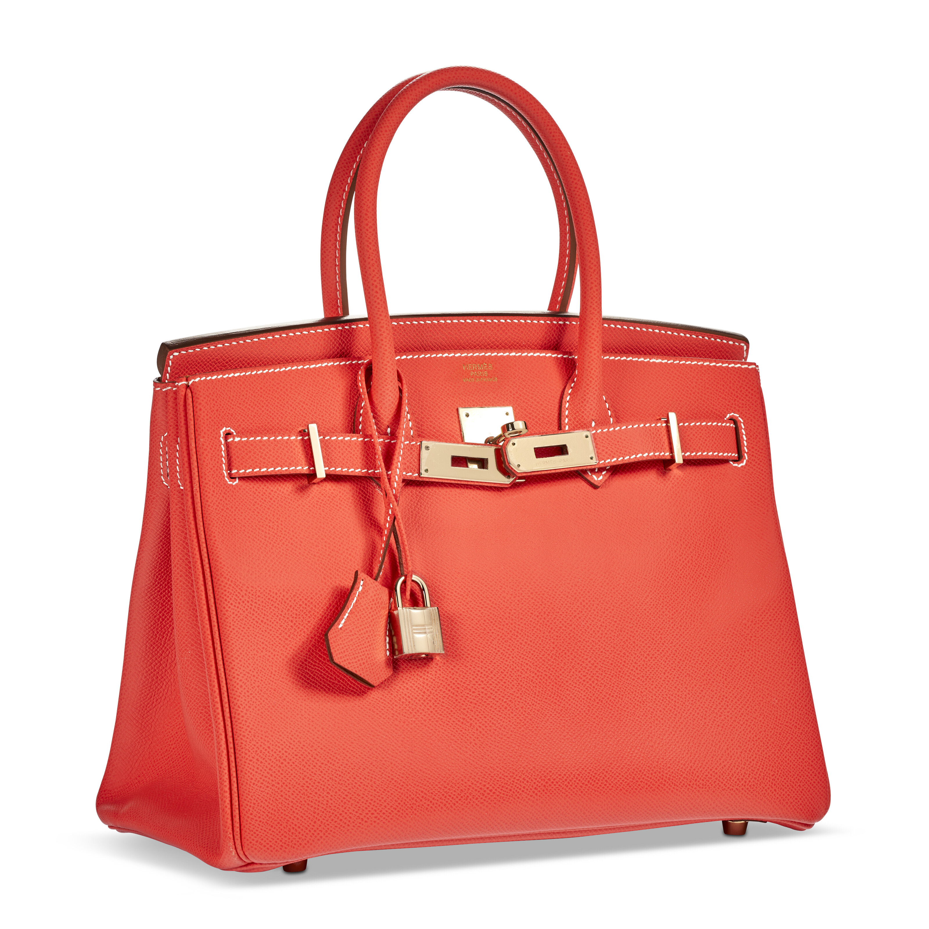 A LIMITED EDITION ROSE JAIPUR GOLD EPSOM LEATHER CANDY BIRKIN 30