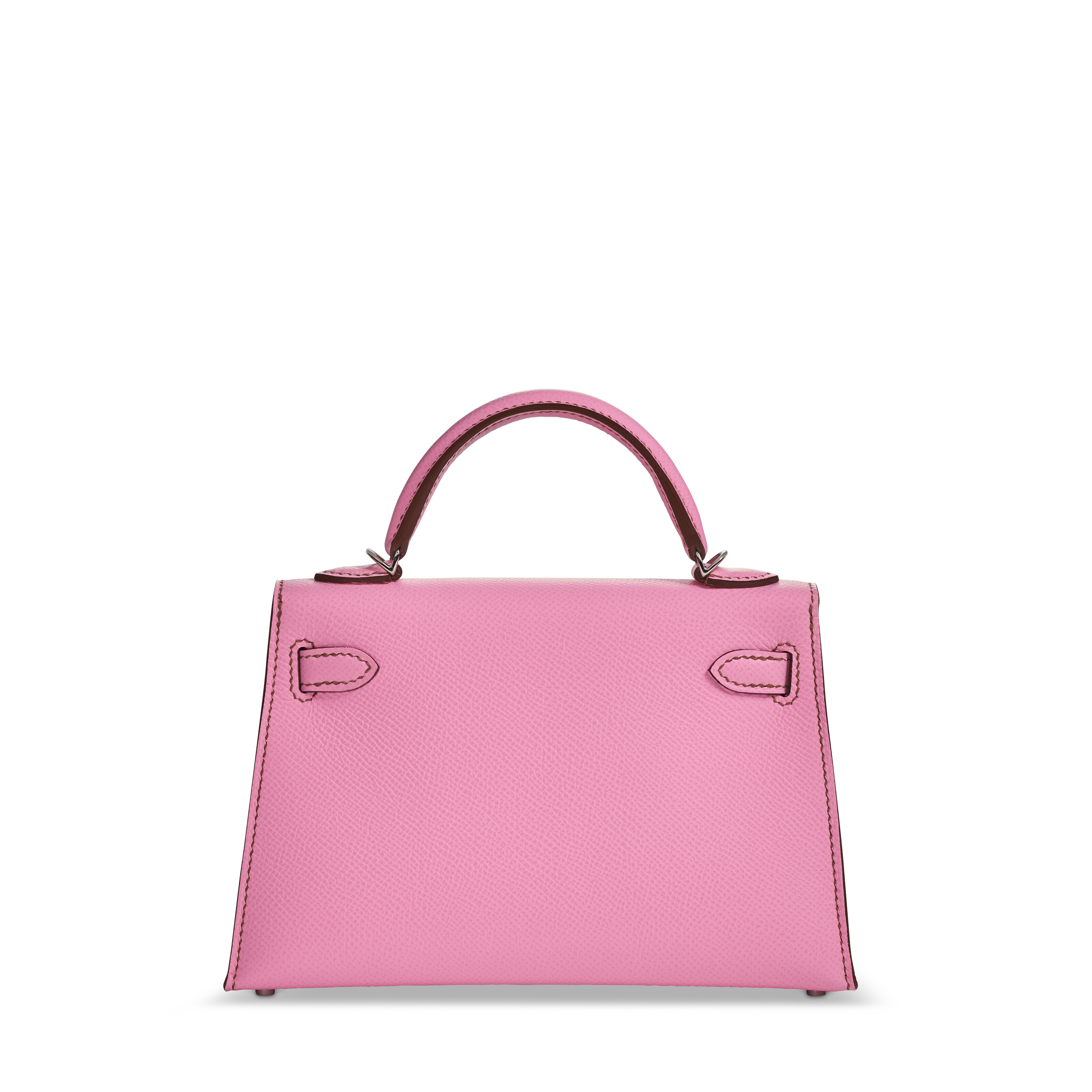 A 5P PINK EPSOM LEATHER MINI KELLY 20 II WITH PALLADIUM HARDWARE