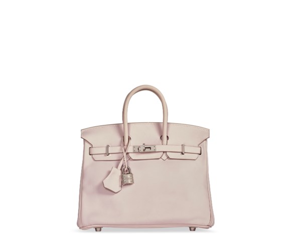 A ROSE DRAGÉE SWIFT LEATHER BIRKIN 30 WITH PALLADIUM HARDWARE