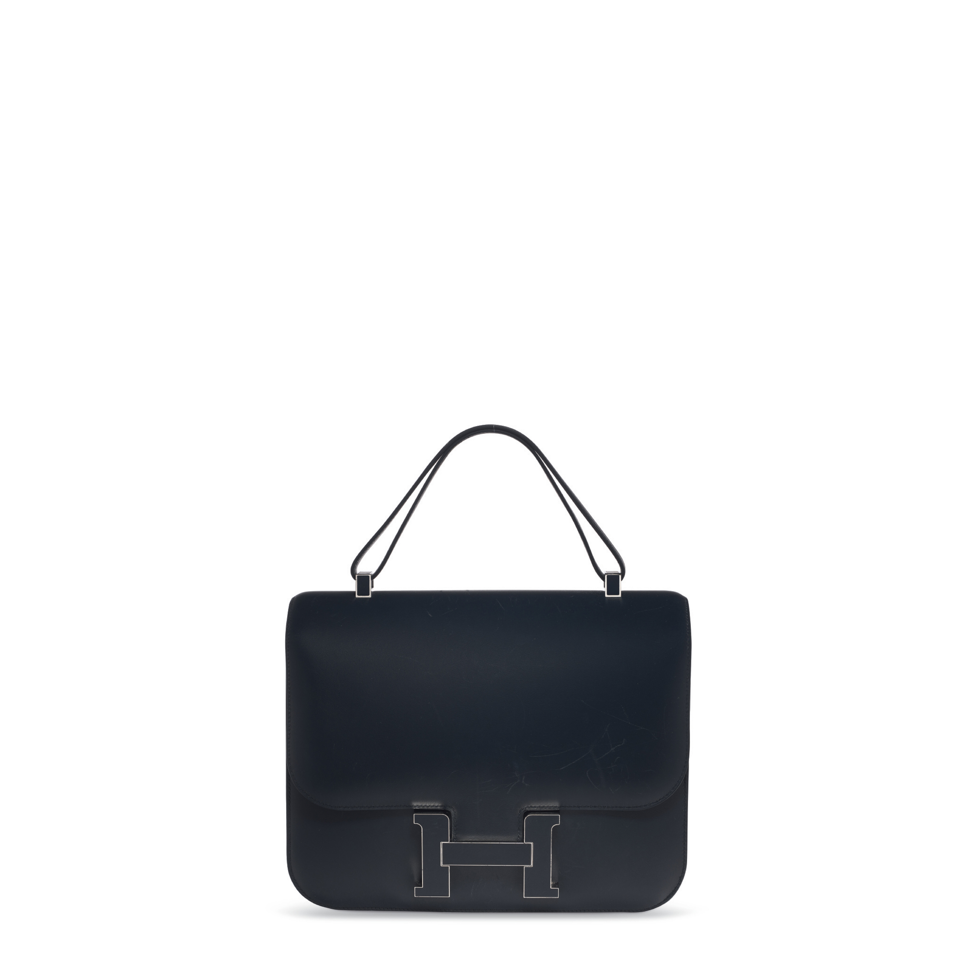 A LIMITED EDITION BLEU SAPHIR SWIFT LEATHER PADDED SELLIER