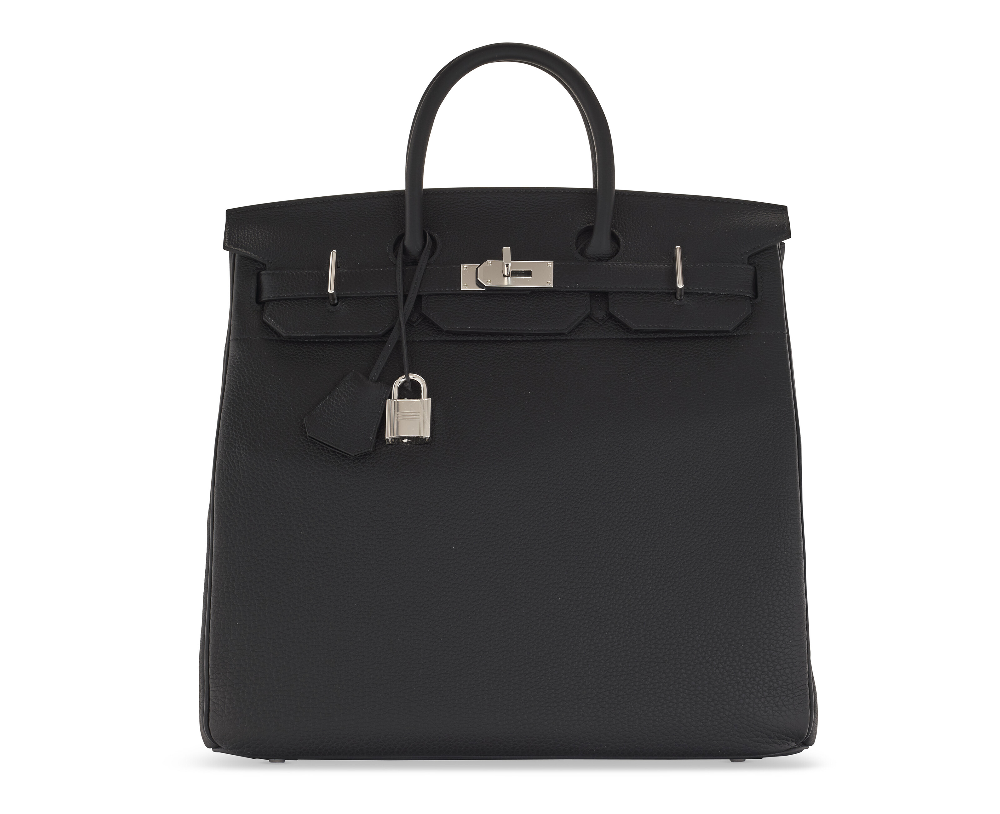 A BLACK TOGO LEATHER HAC BIRKIN 40 WITH PALLADIUM HARDWARE, HERMÈS