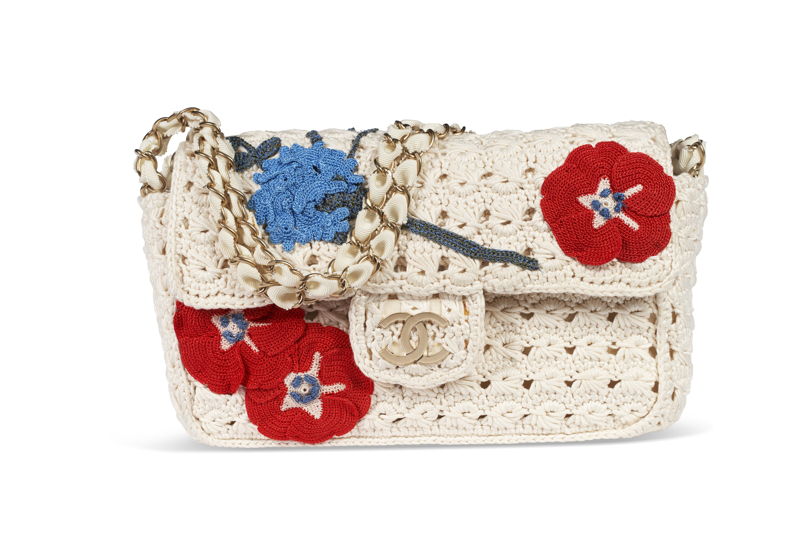 Chanel crochet sales flap bag