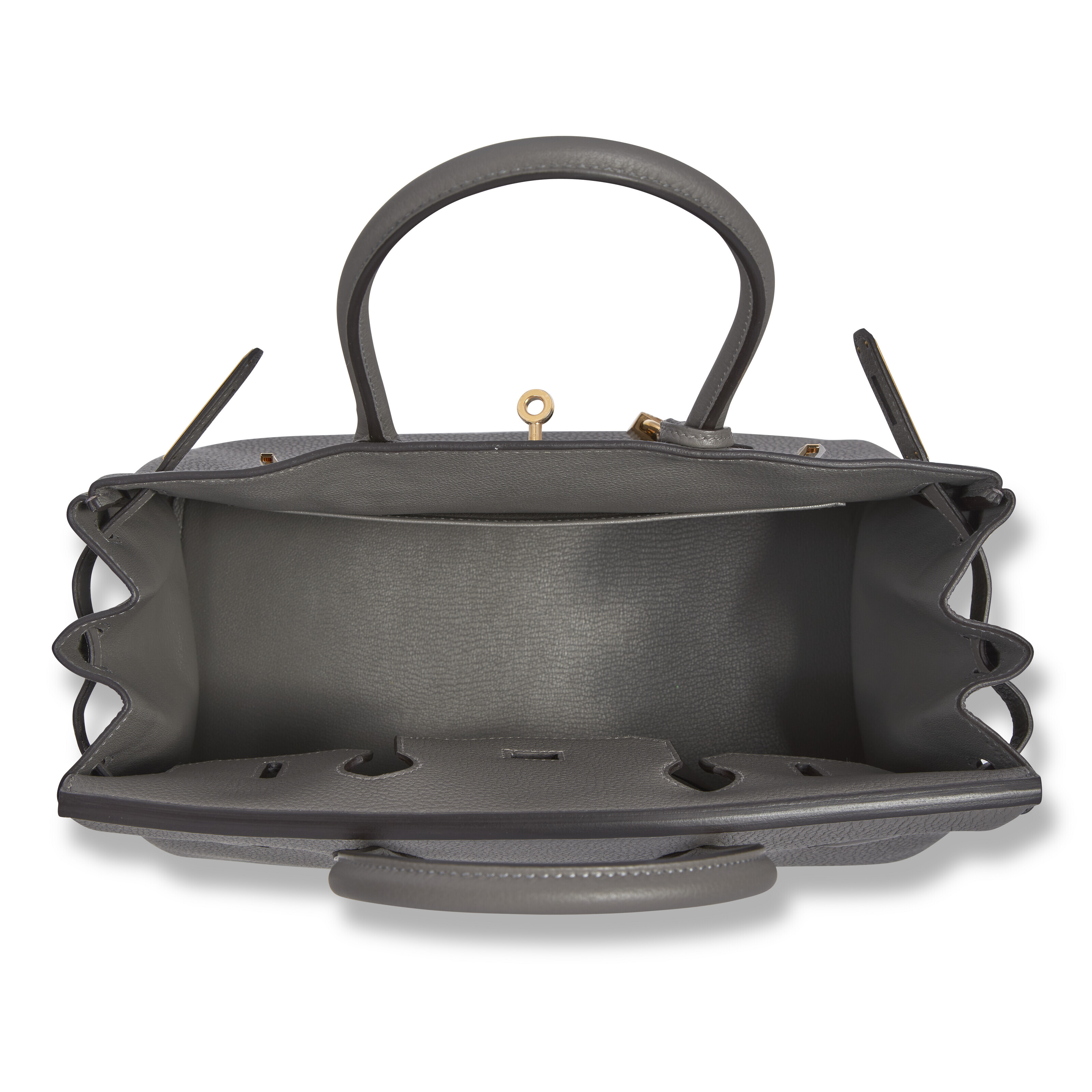 A GRIS MEYER TOGO LEATHER BIRKIN 30 WITH GOLD HARDWARE, HERMÈS