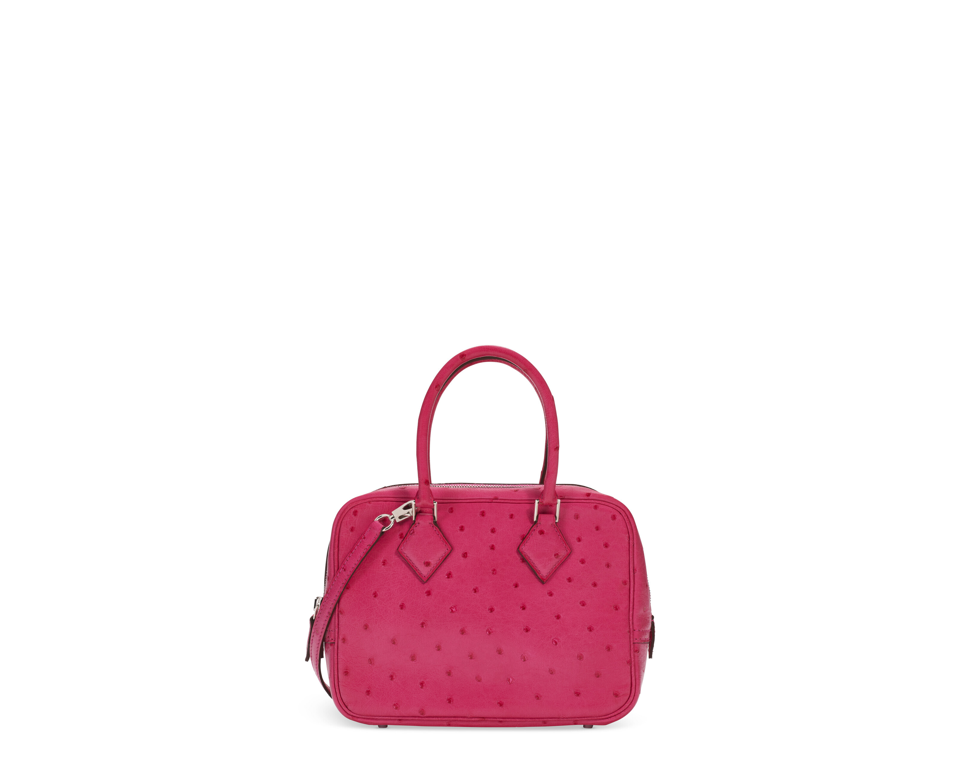 A ROSE SAKURA SWIFT LEATHER MINI LINDY 20 WITH PALLADIUM HARDWARE