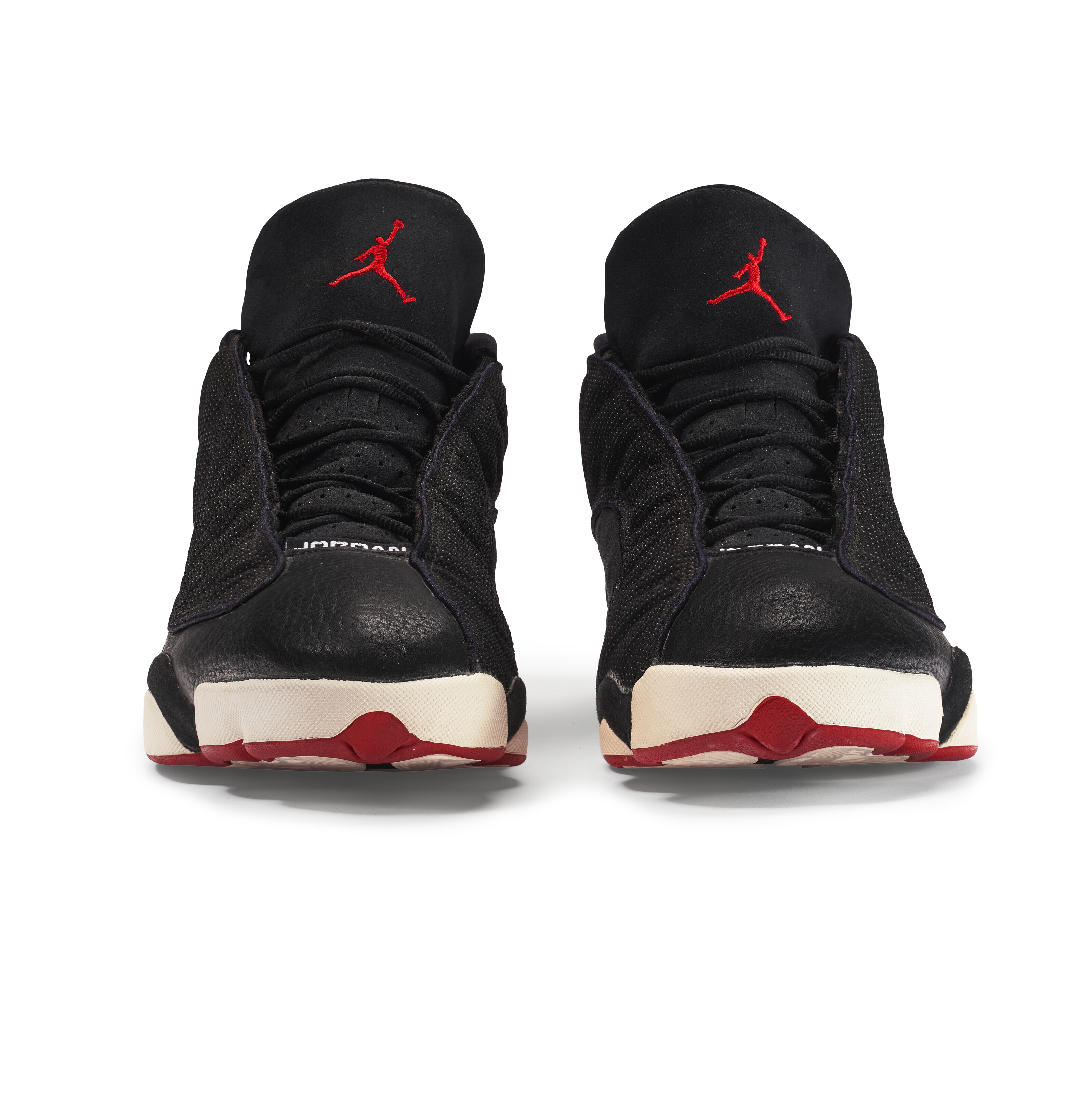 MICHAEL JORDAN GAME-WORN DUAL SIGNED PLAYER EXCLUSIVE AIR JORDAN - Main Image